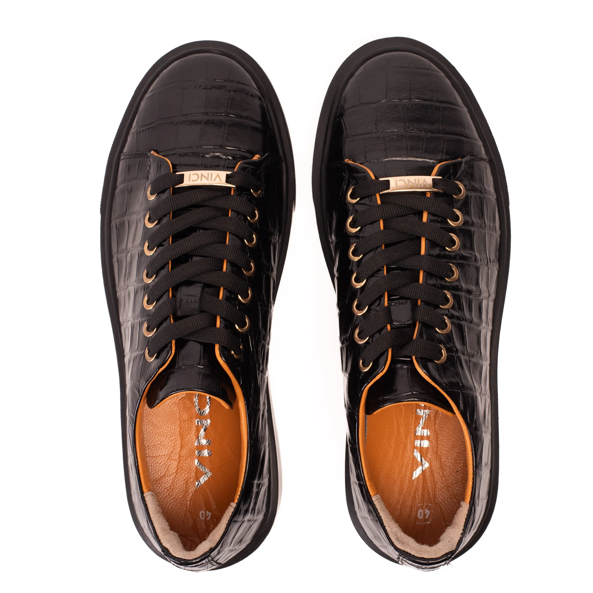The Dublin Black Leather Men Sneaker - Image 8