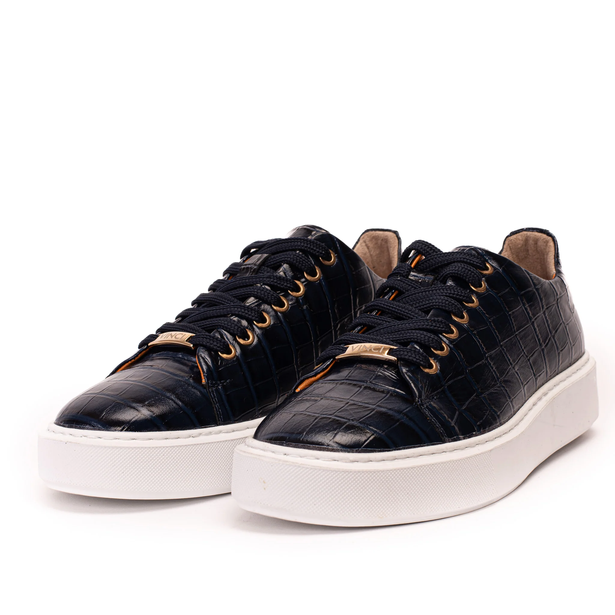 The Dublin Blue Leather Men Sneaker - Image 2