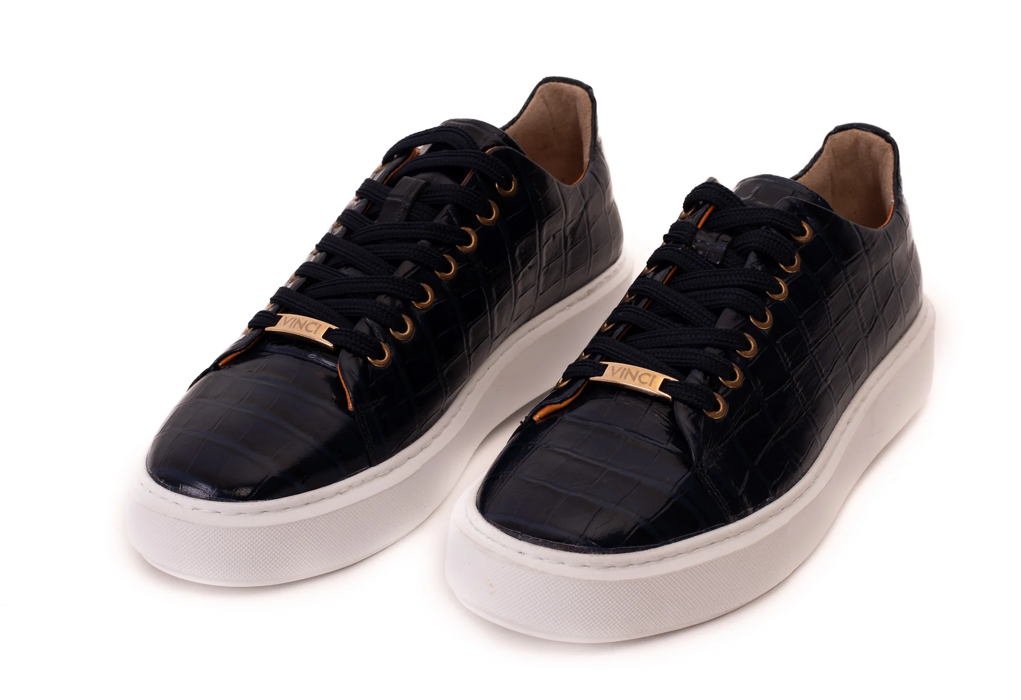 The Dublin Blue Leather Men Sneaker - Image 7