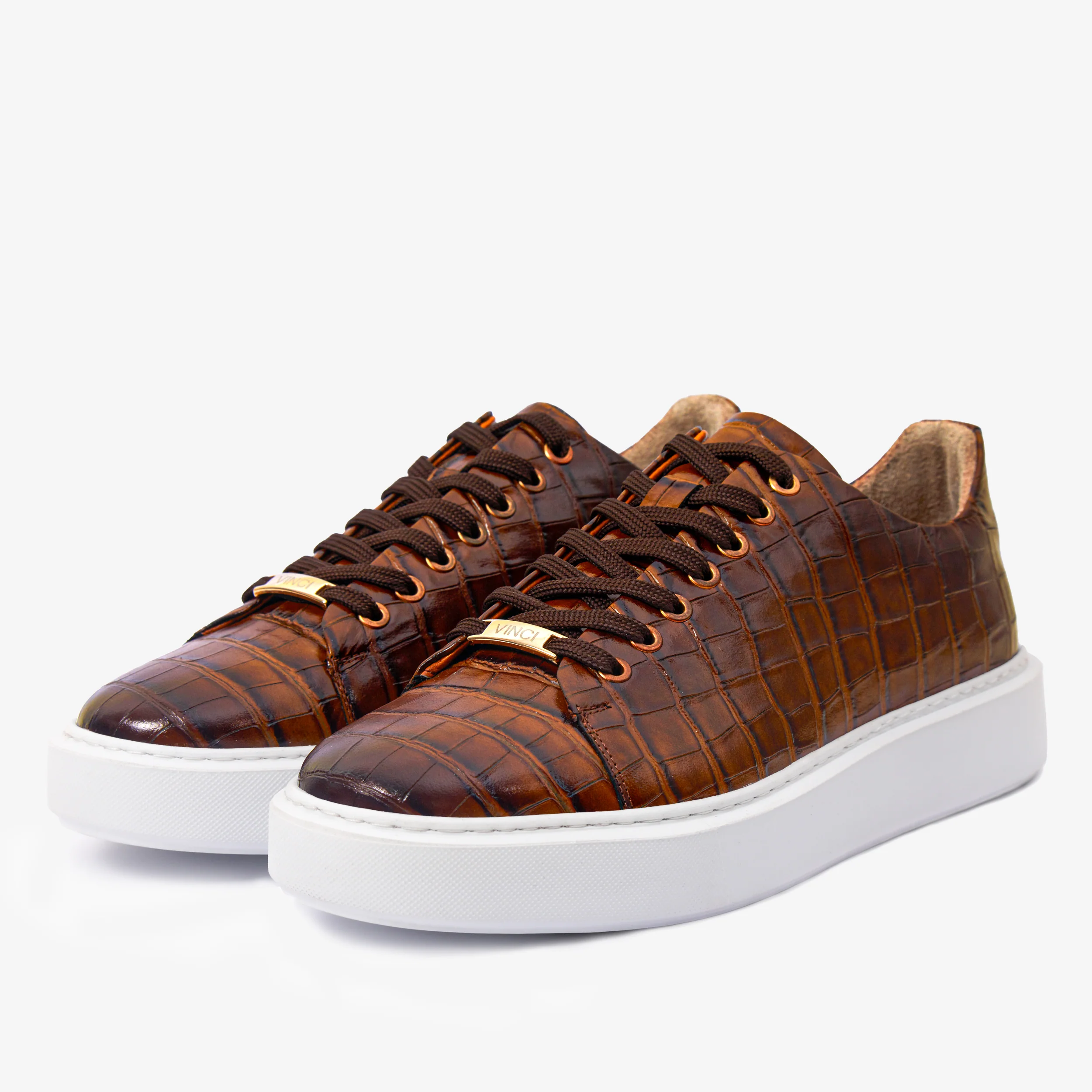 The Dublin Tan Leather Men Sneaker - Image 2