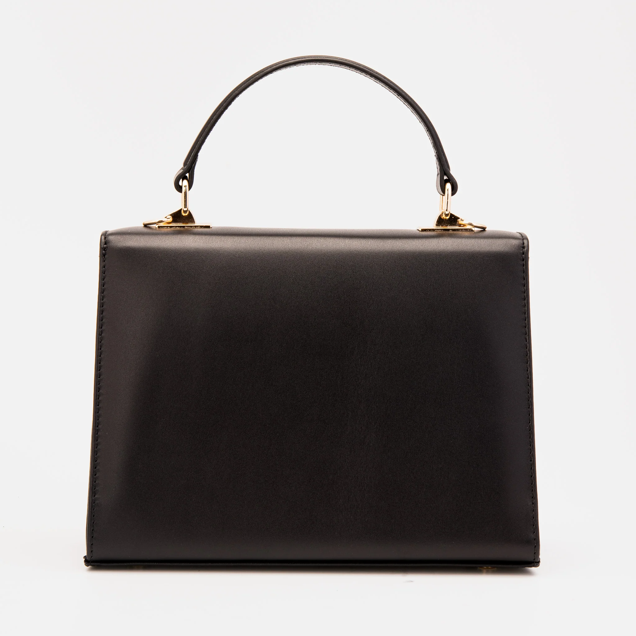 The Ege Black Leather Handbag - Image 5