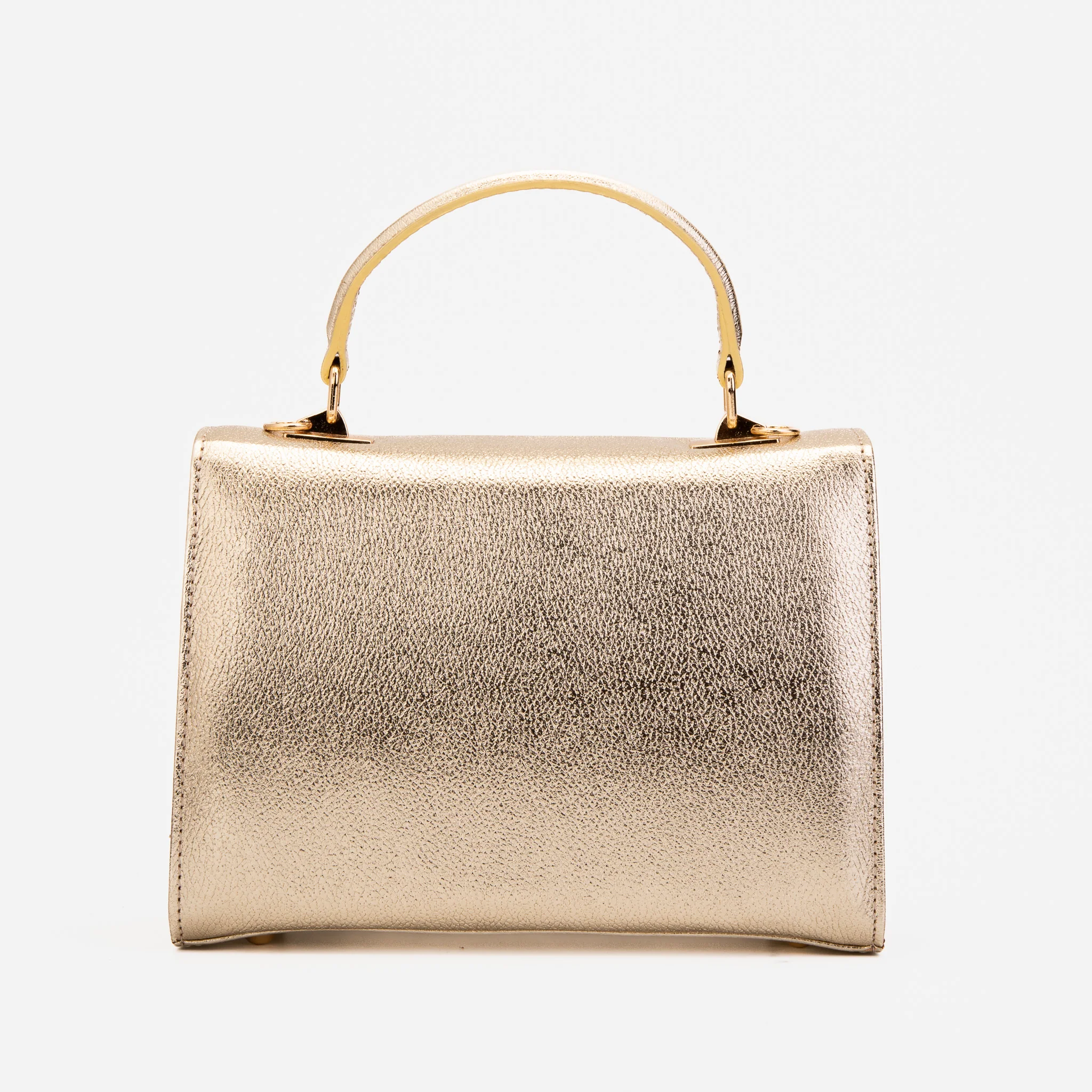 The Ege Gold Leather Handbag - Image 3