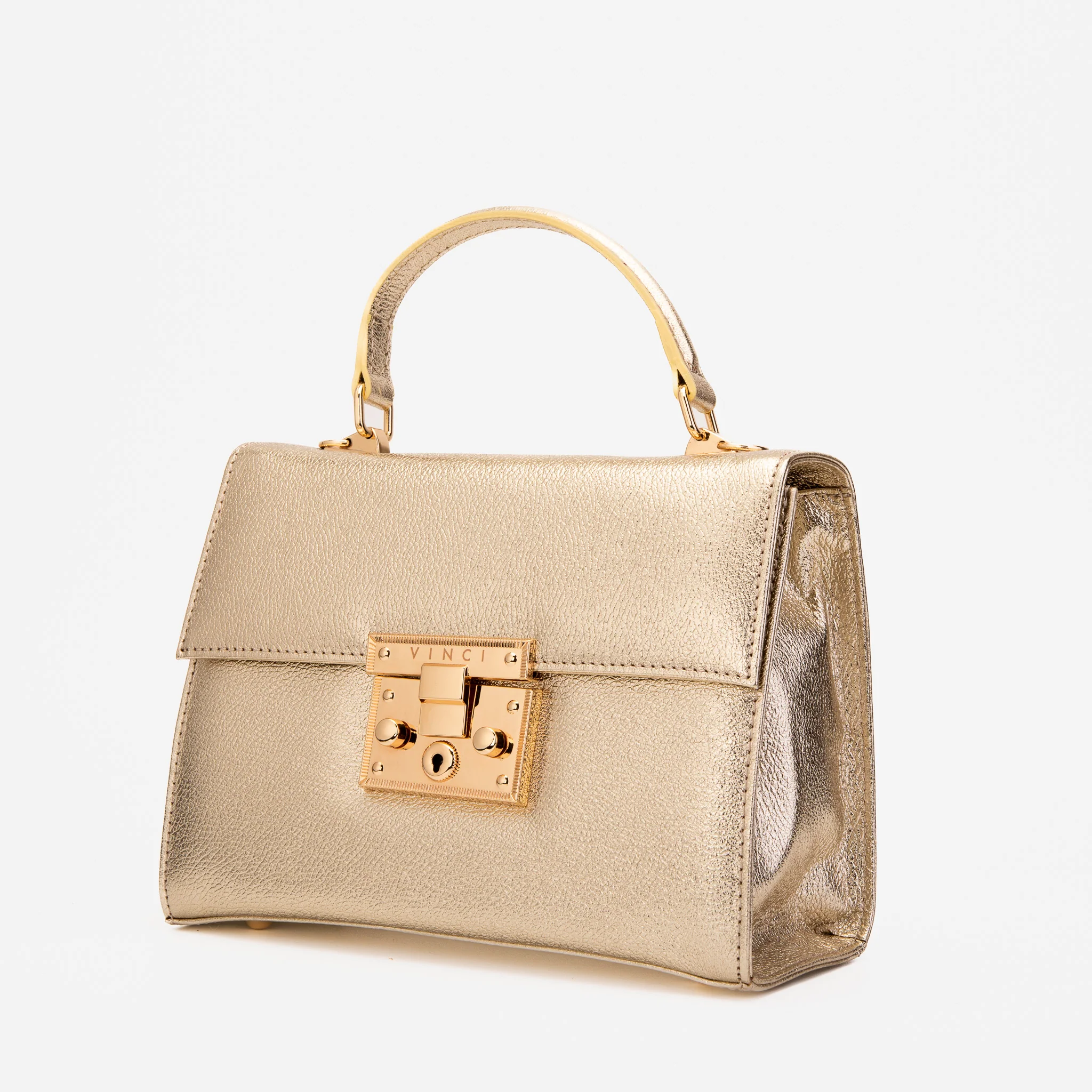 The Ege Gold Leather Handbag - Image 4