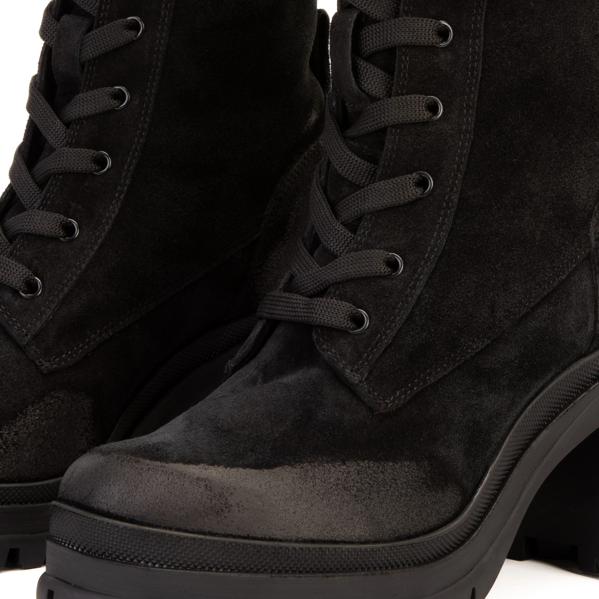 The Elera Black Leather Block Heel Women Boot - Image 3