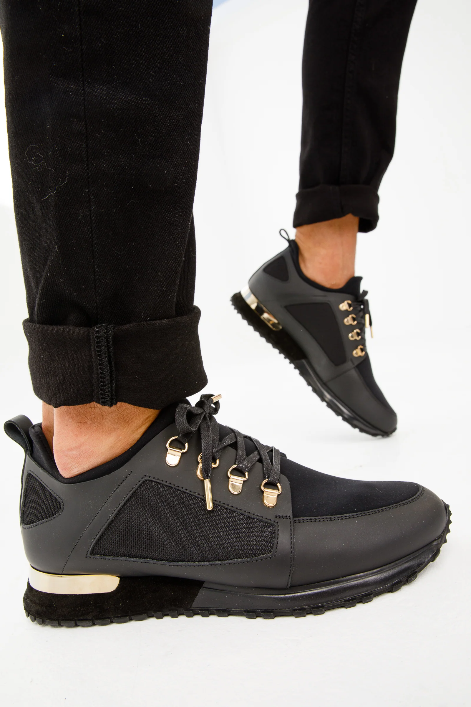 The Emir Black Leather Men Sneaker - Image 4