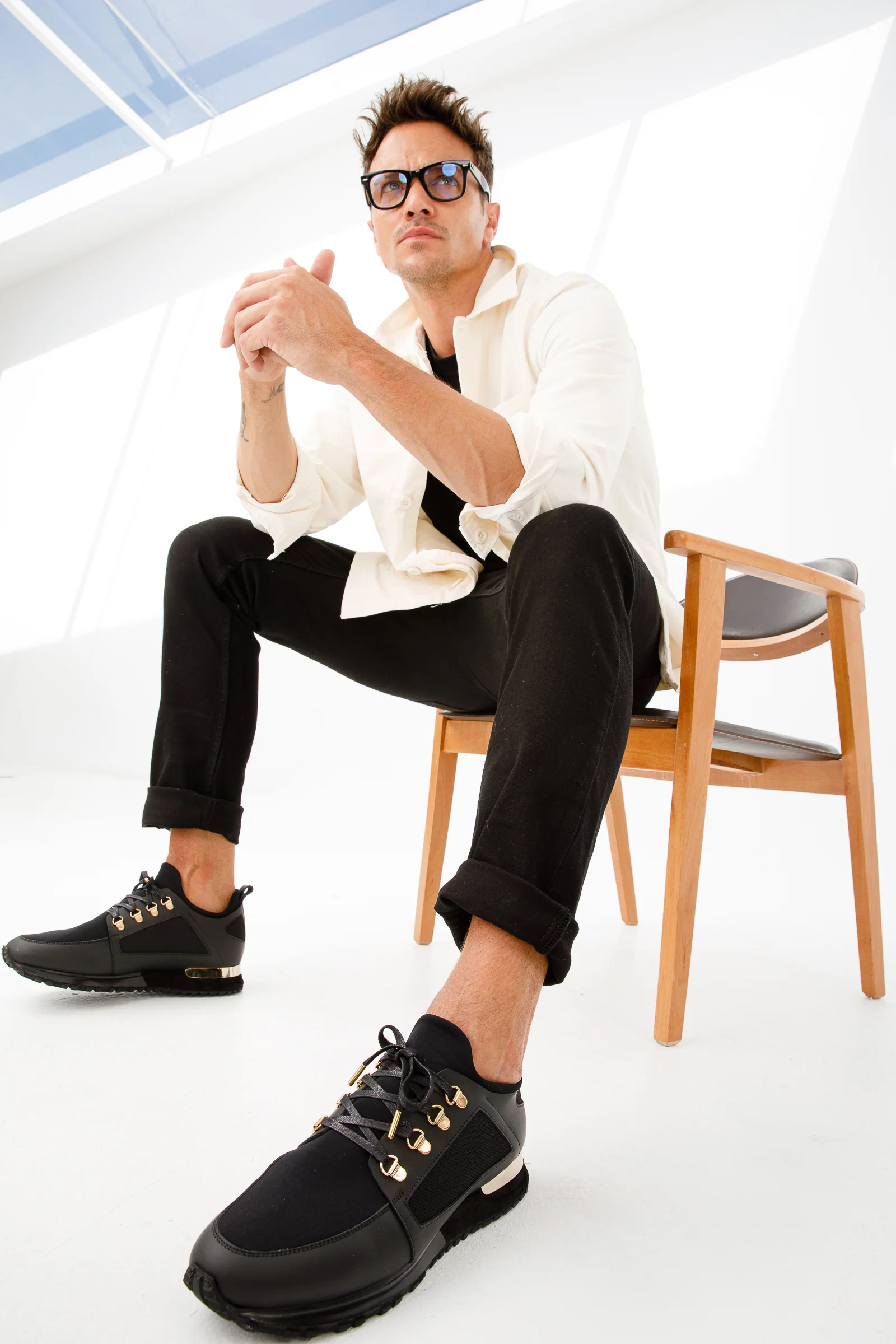 The Emir Black Leather Men Sneaker - Image 6