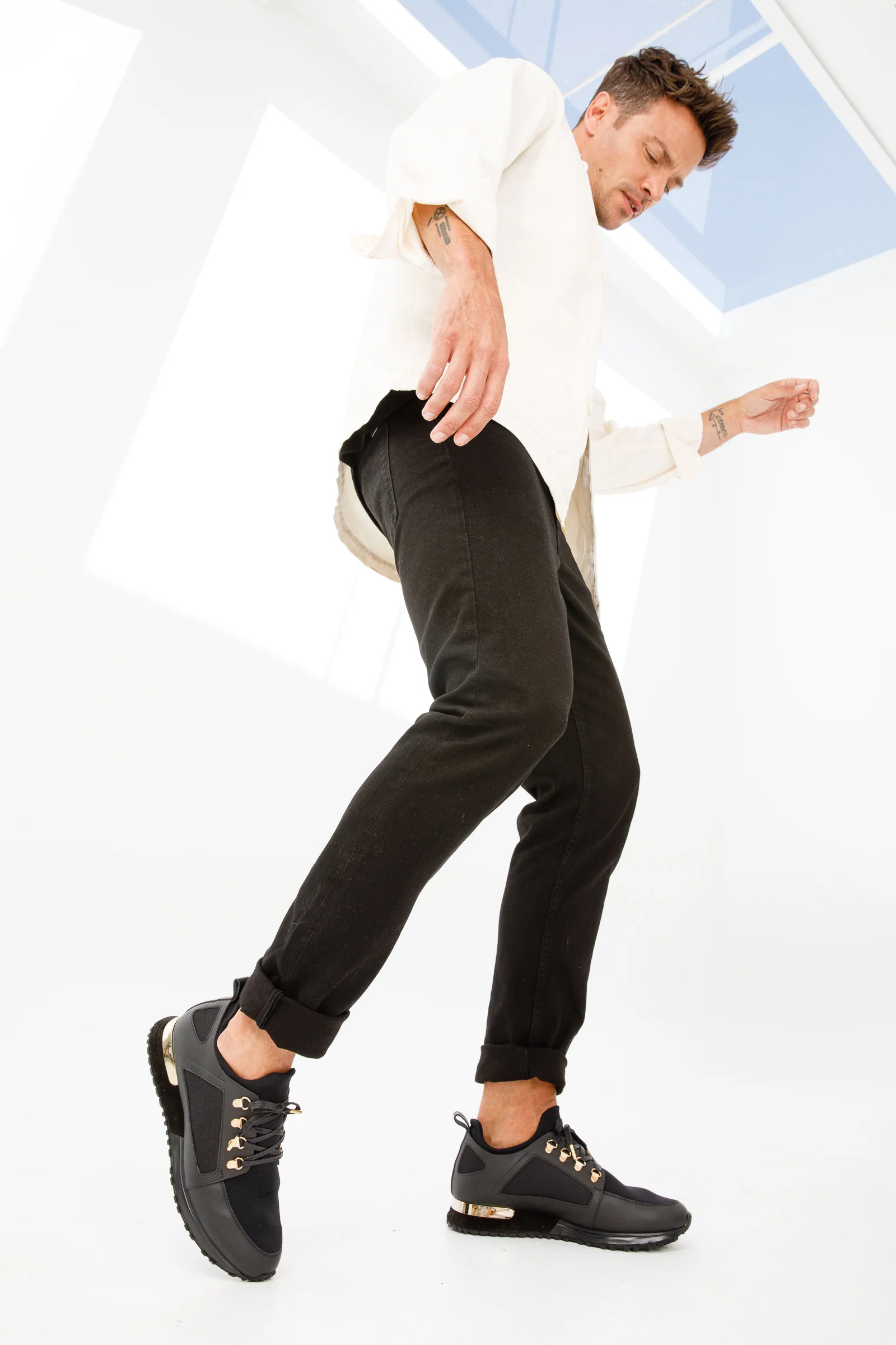 The Emir Black Leather Men Sneaker - Image 7