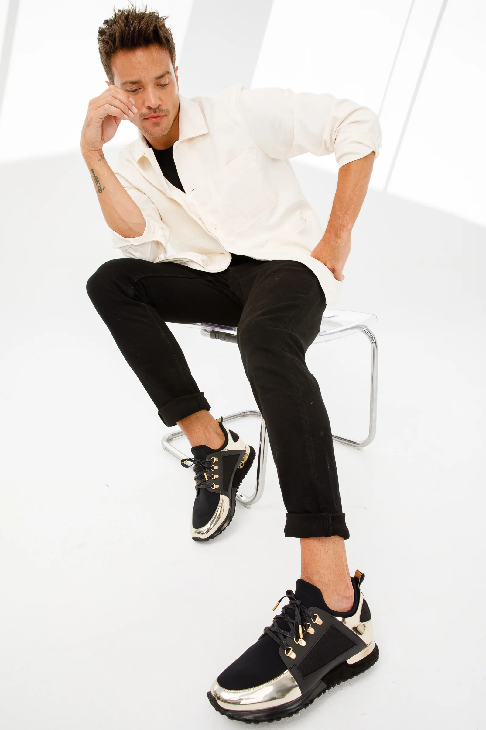 The Emir Gold Leather Men Sneaker Limited Edition - Image 9