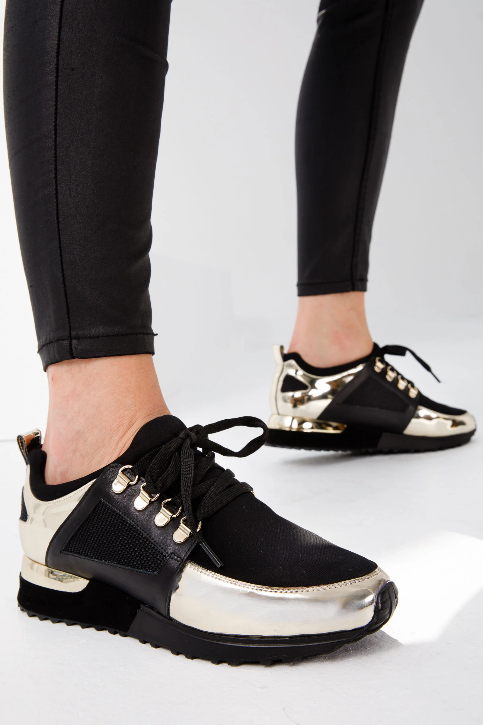 The Emir Gold Leather Women Sneaker Limited Edition - Image 2