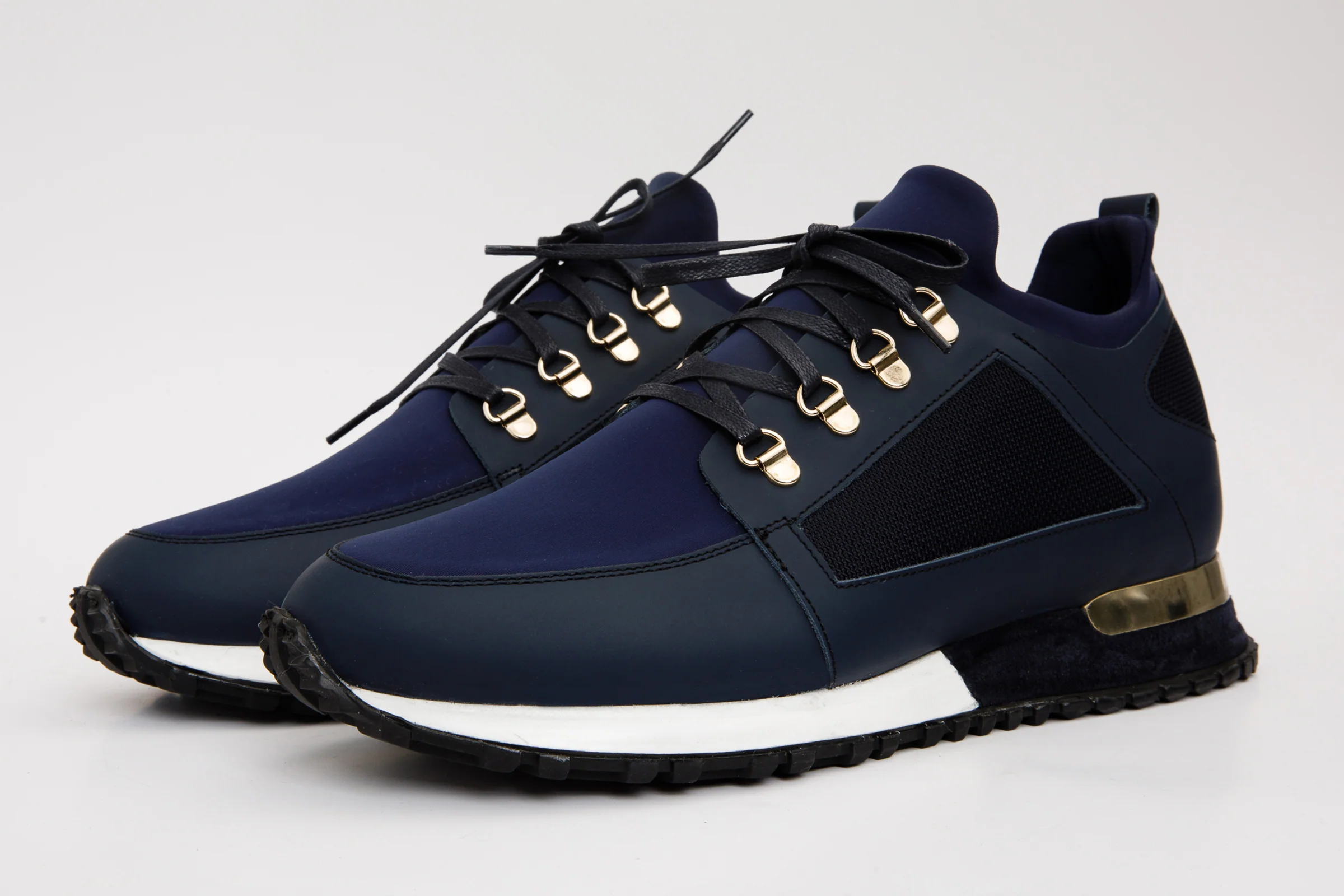 The Emir Navy Leather Men Sneaker - Image 2