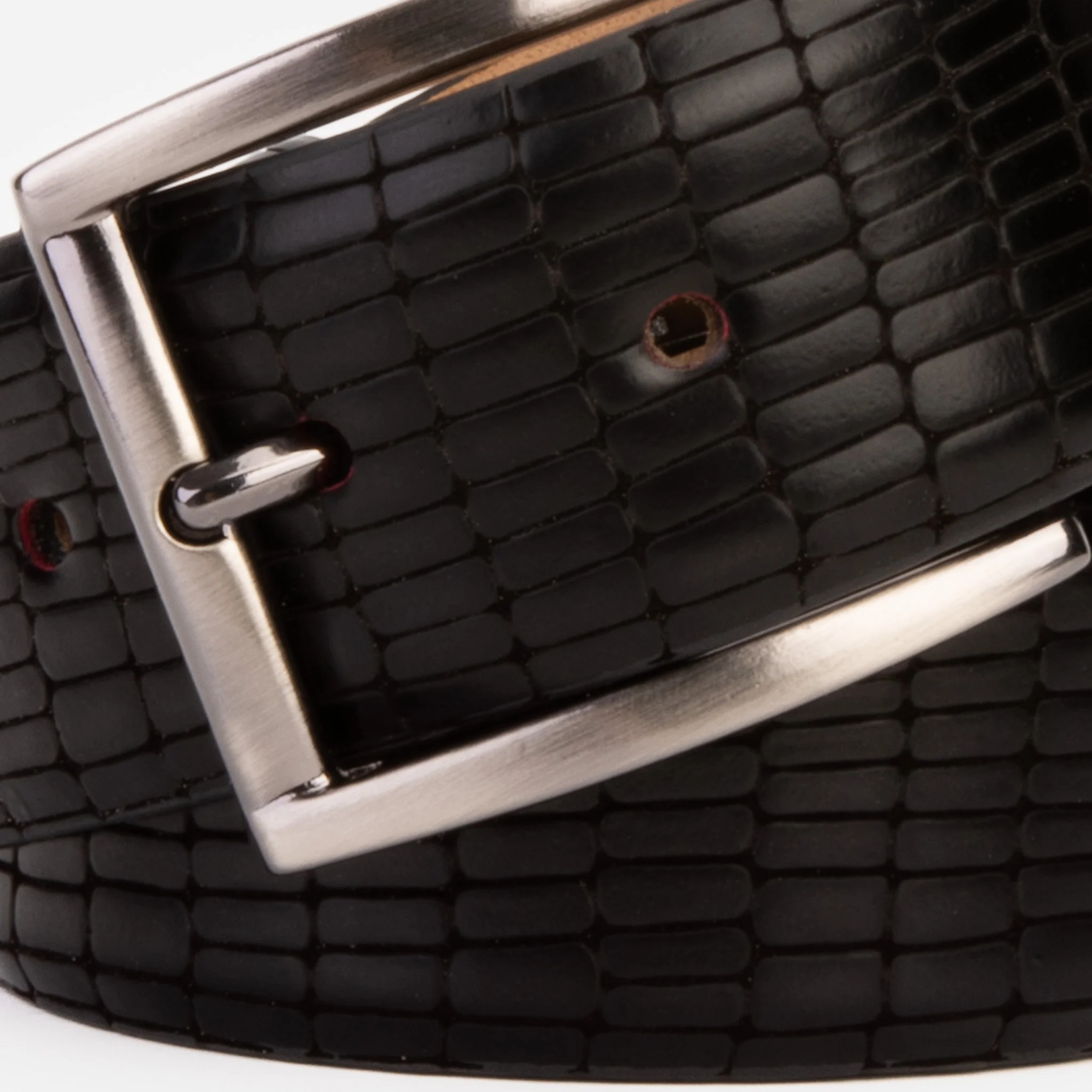 The Empire Black Leather Belt - Image 2
