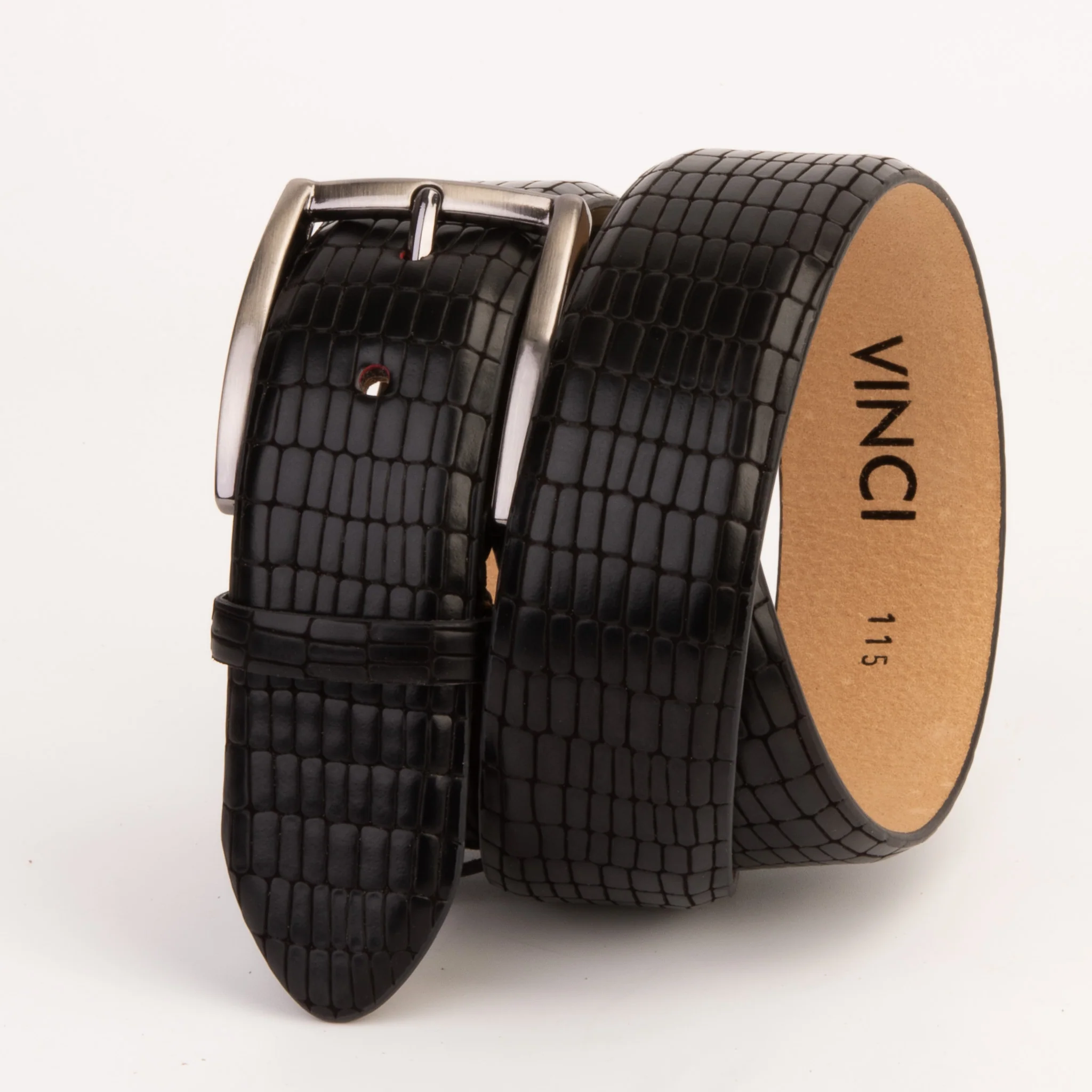 The Empire Black Leather Belt - Image 6