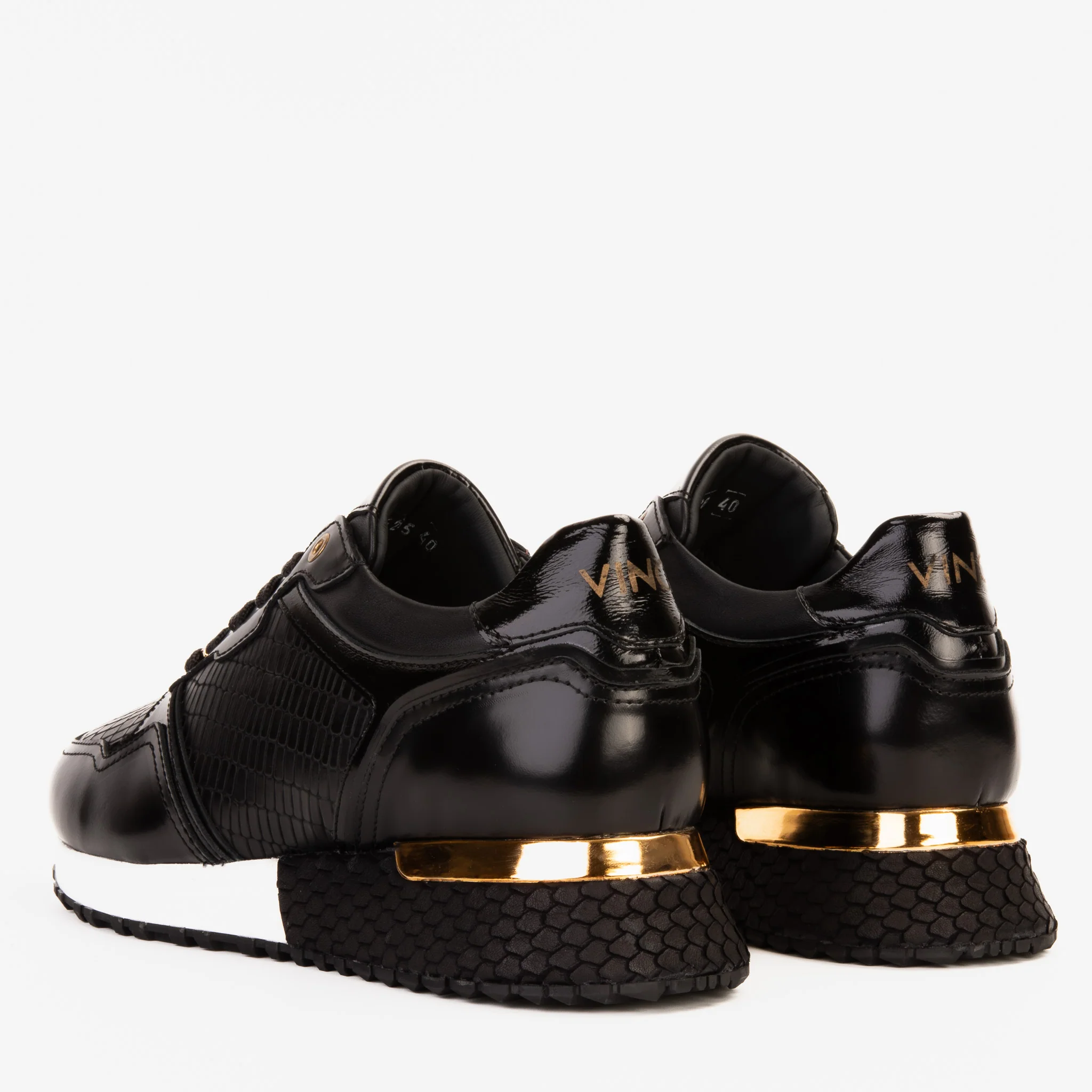 The Empire Black Leather Men Sneaker - Image 6
