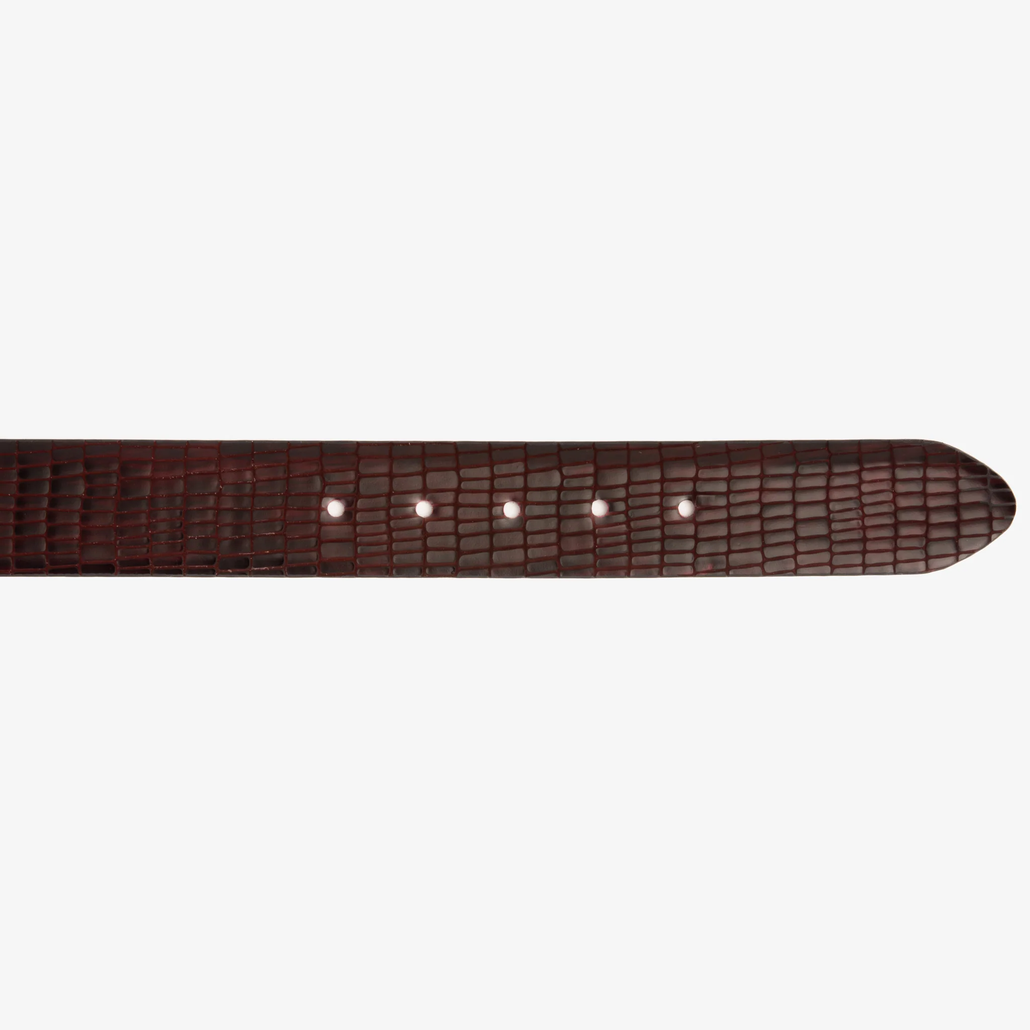 The Empire Burgundy Leather Belt - Image 5