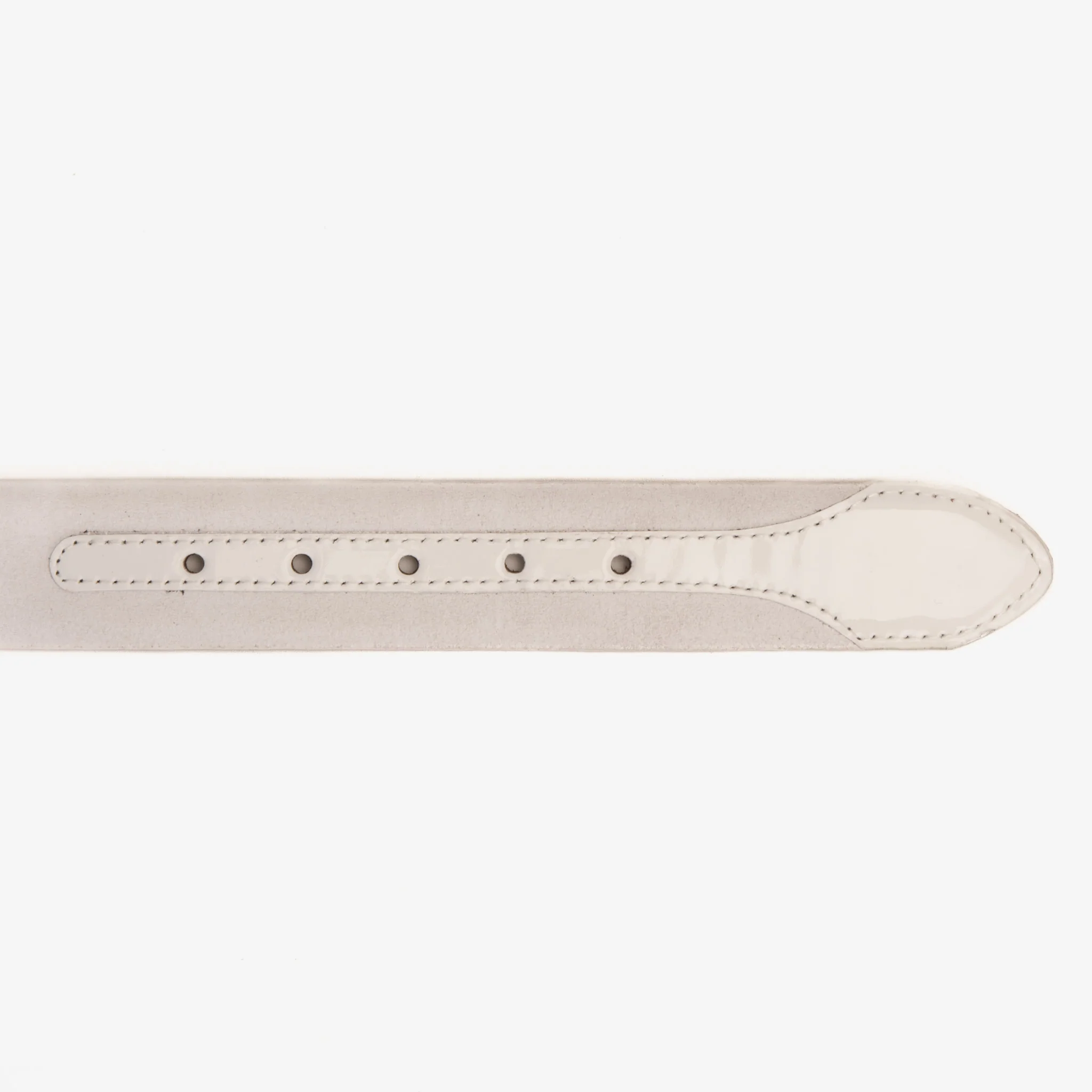 The Eugene White & Gold Woven Leather Belt - Image 3
