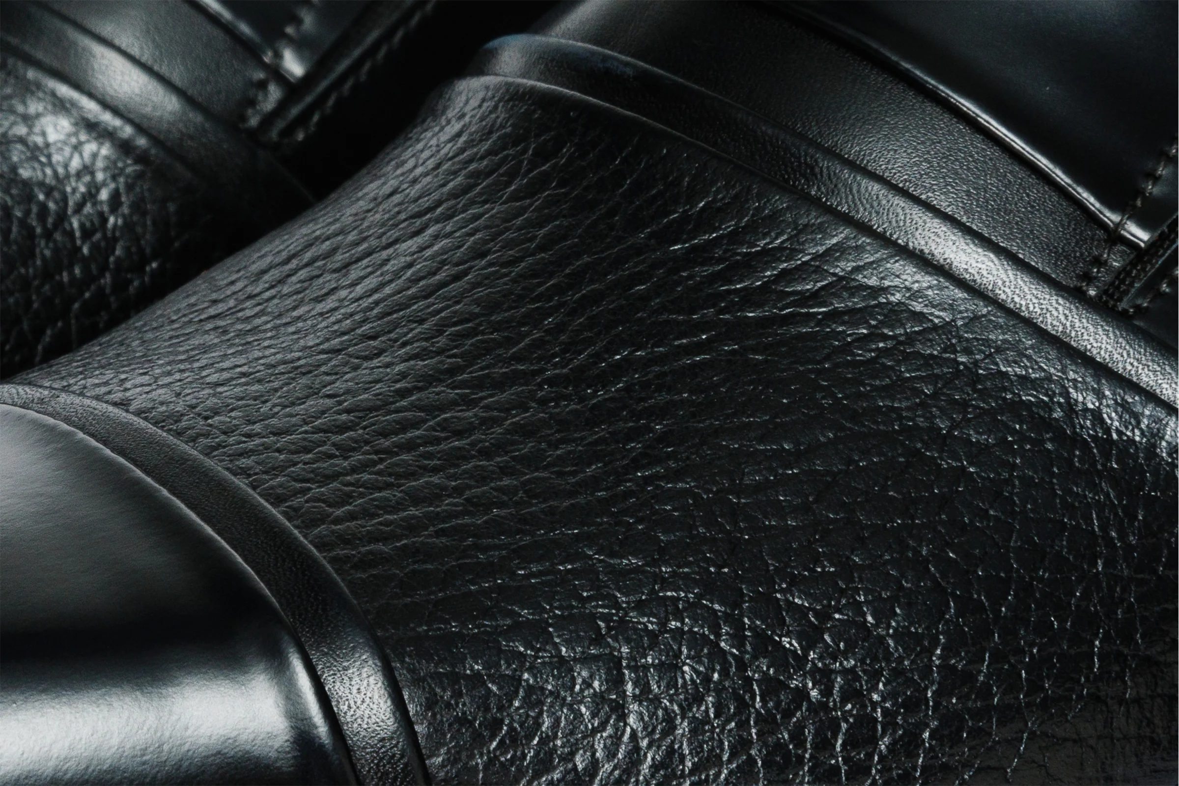 The Everest Black Leather Cap Toe Dress Loafer Men Shoe - Image 3