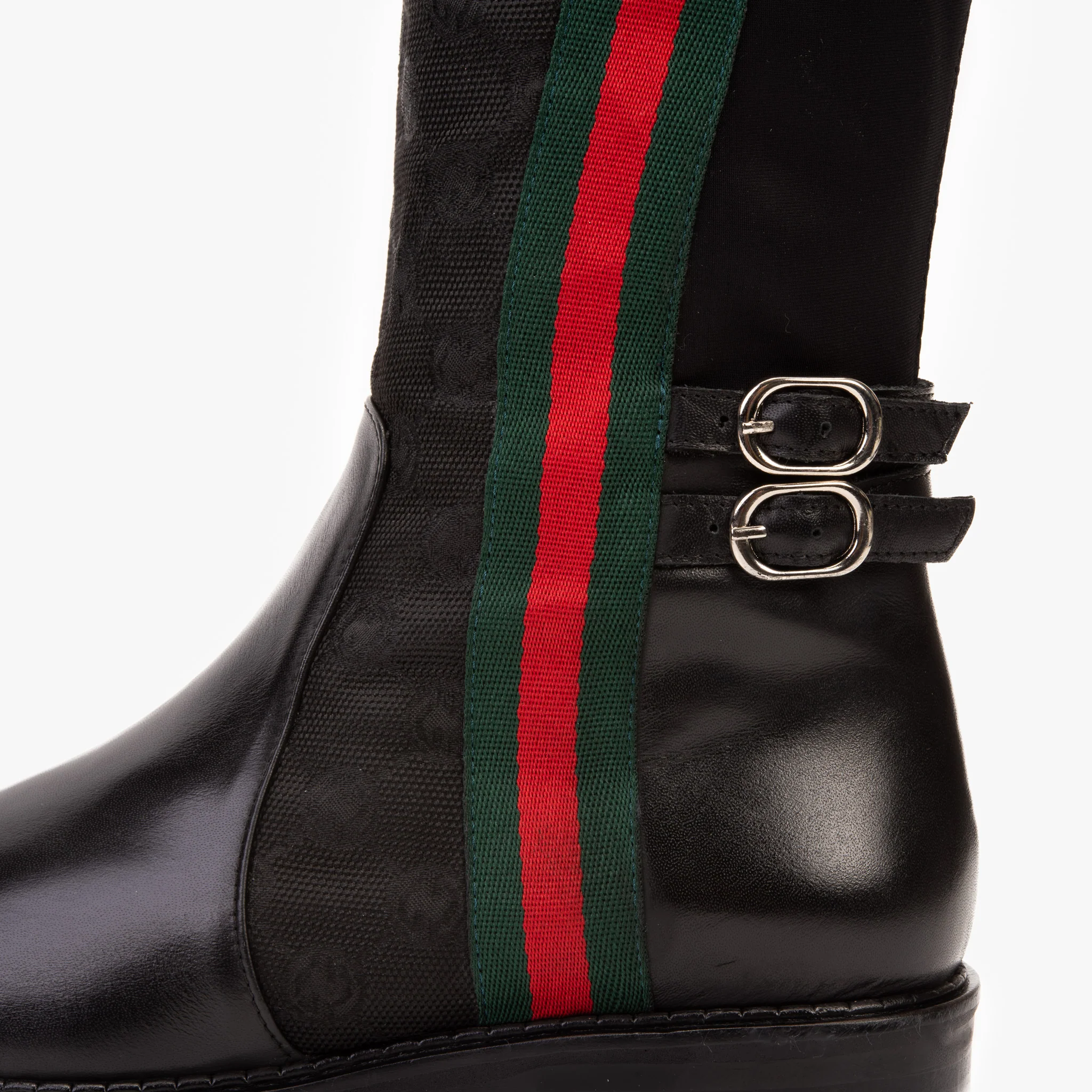 The Gallant Black Leather Knee-High Boot - Image 5