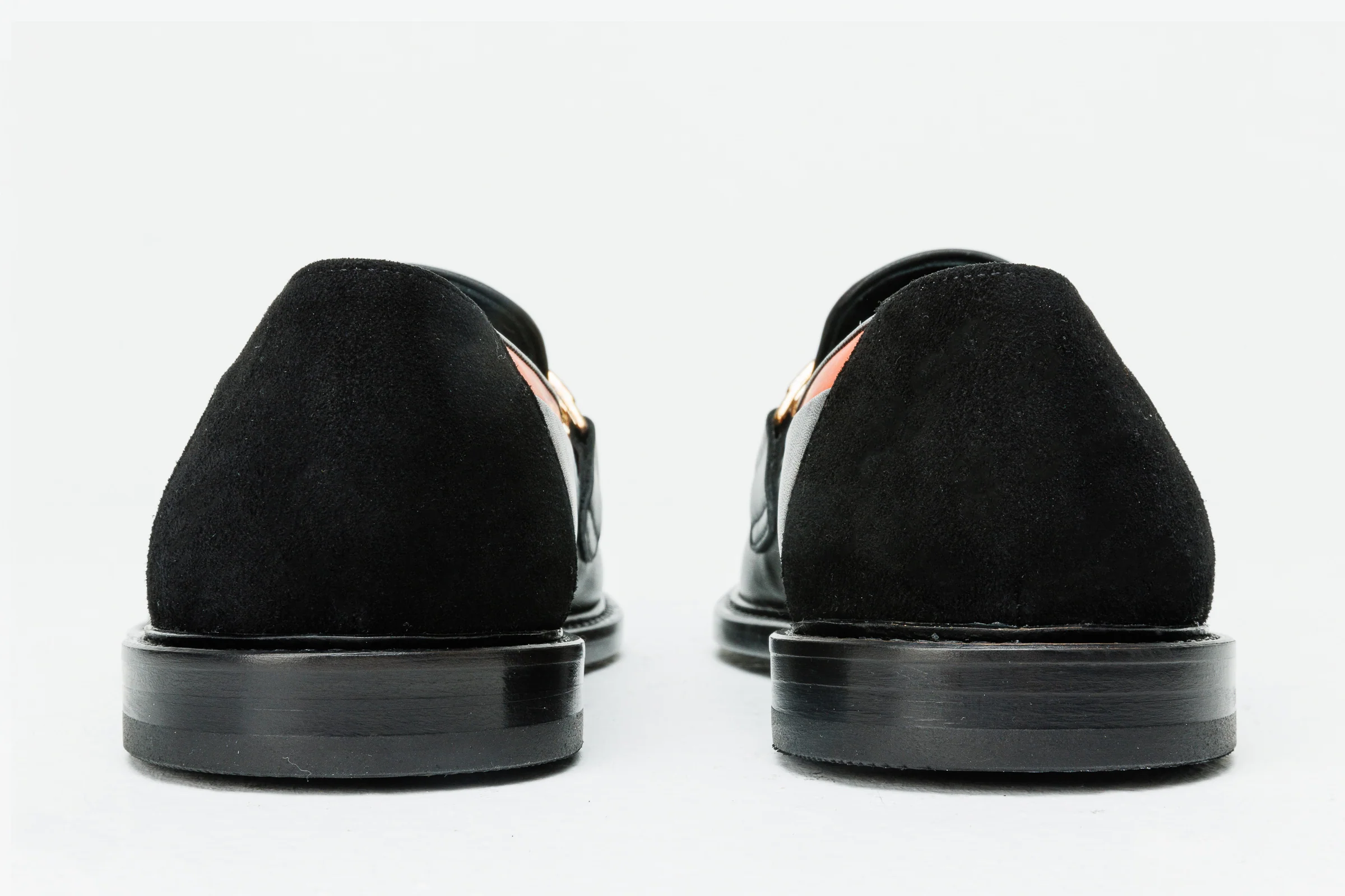 The Gemena Black & Orange Leather Bit Dress Loafer Men Shoe  Final Sale! - Image 4