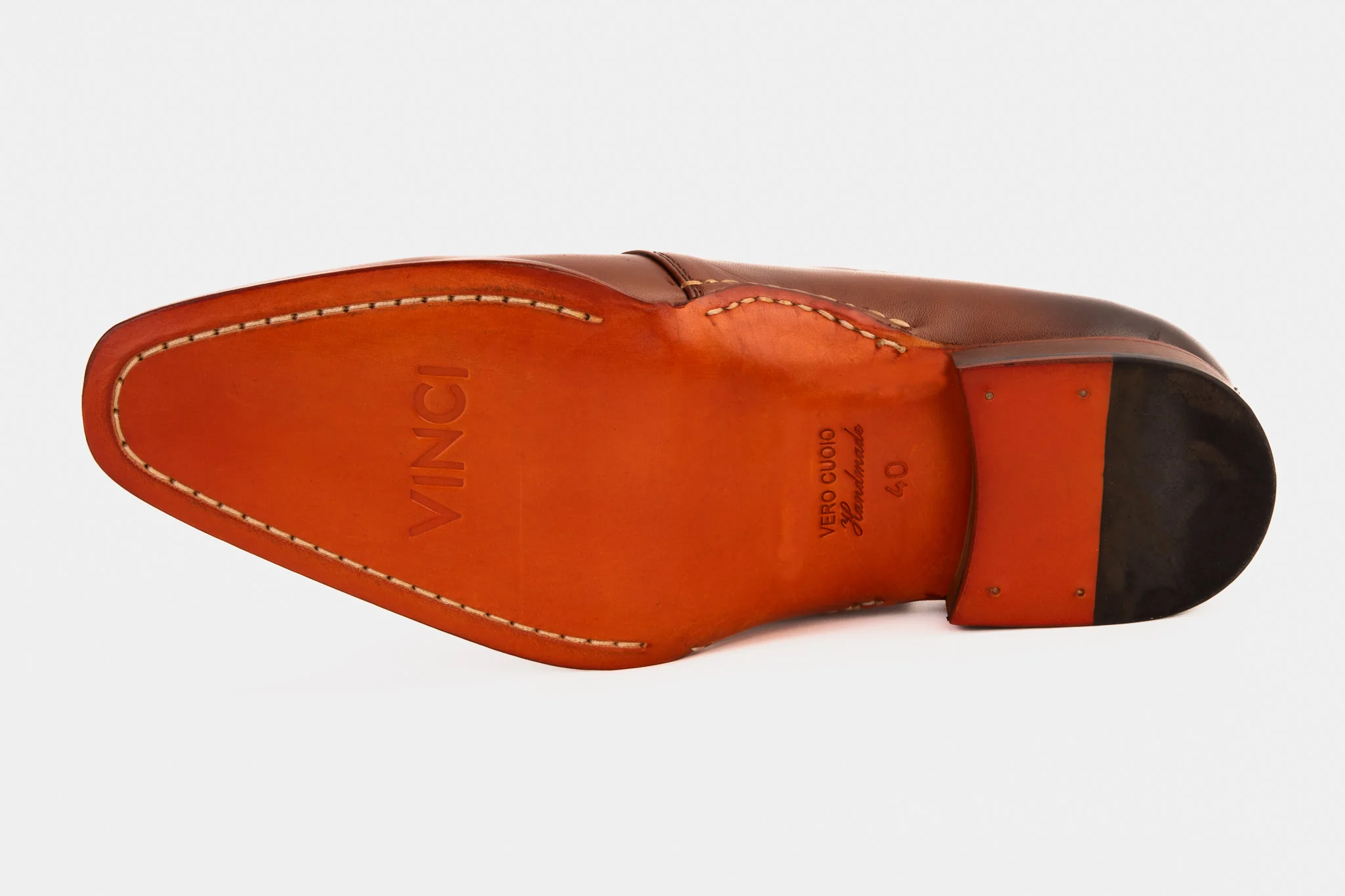 The Hagrid Tan Leather Single Monk Strap Handmade Men Shoe - Image 6