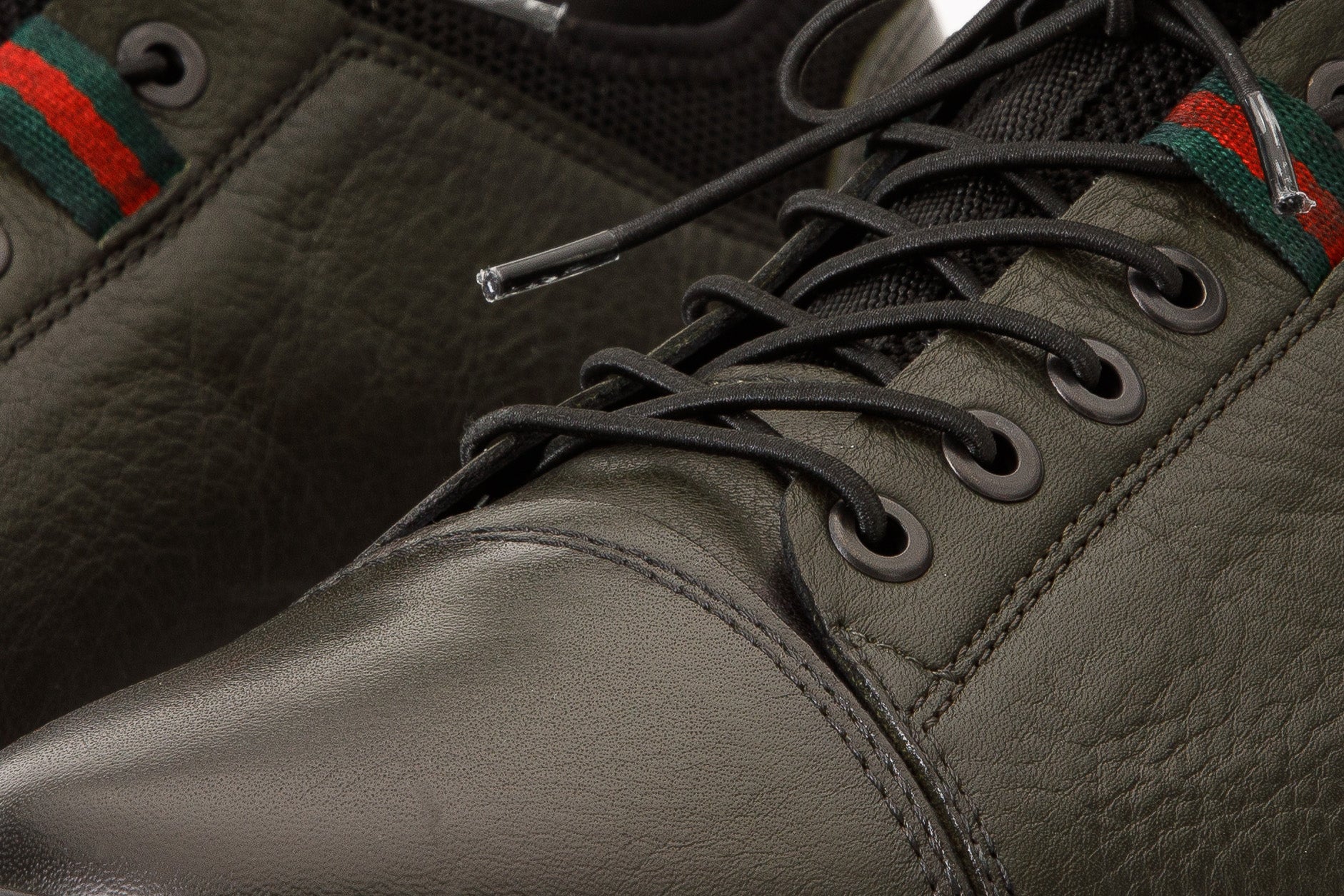 The Hoxton Green Leather Men Sneaker Final Sale! - Image 3