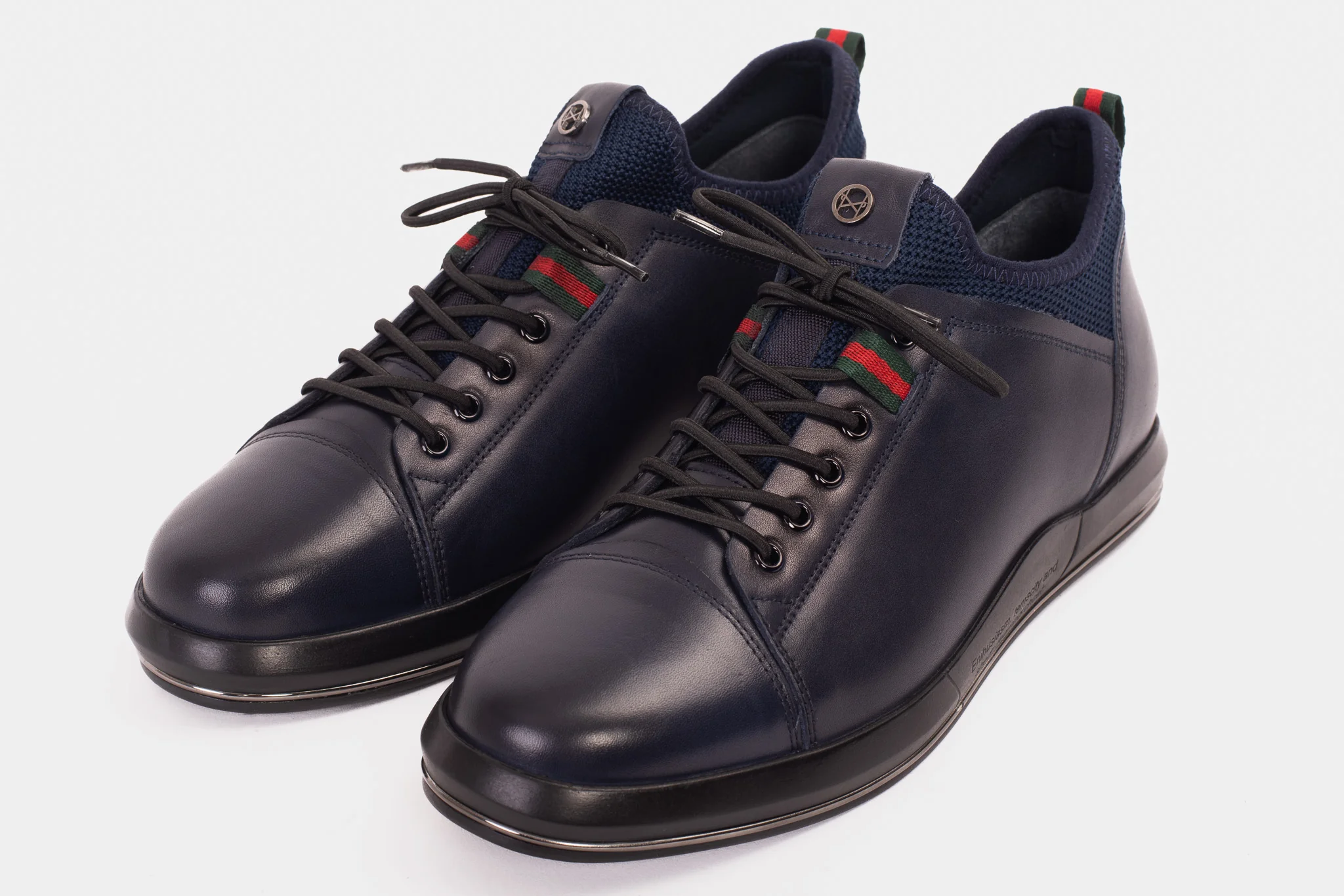 The Hoxton Navy Leather Men Sneaker Final Sale! - Image 3