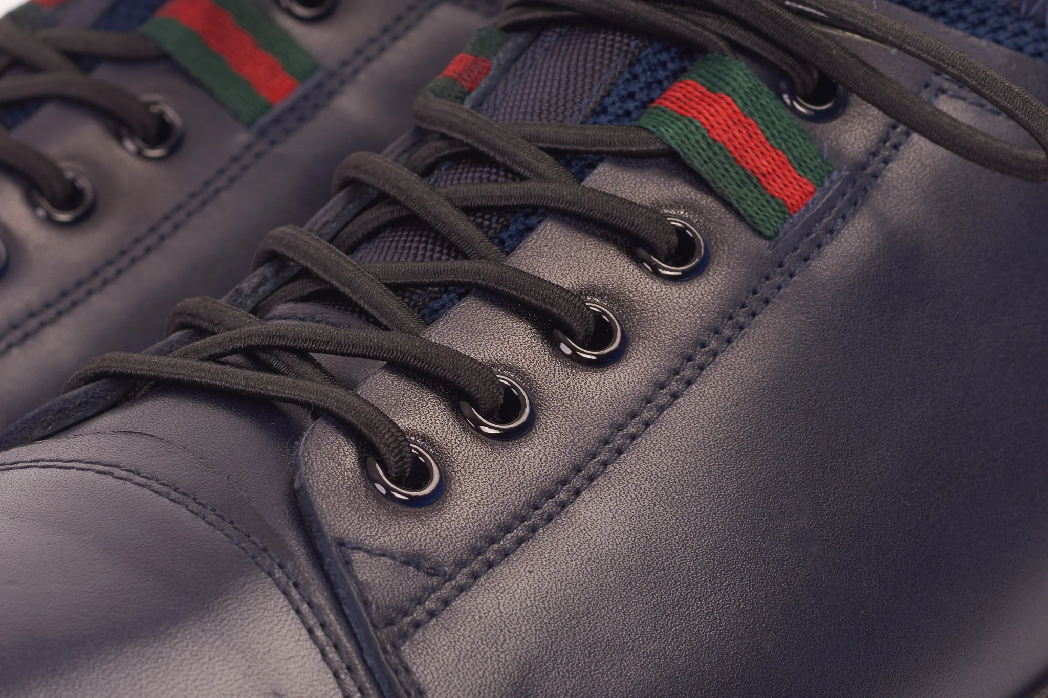 The Hoxton Navy Leather Men Sneaker Final Sale! - Image 4