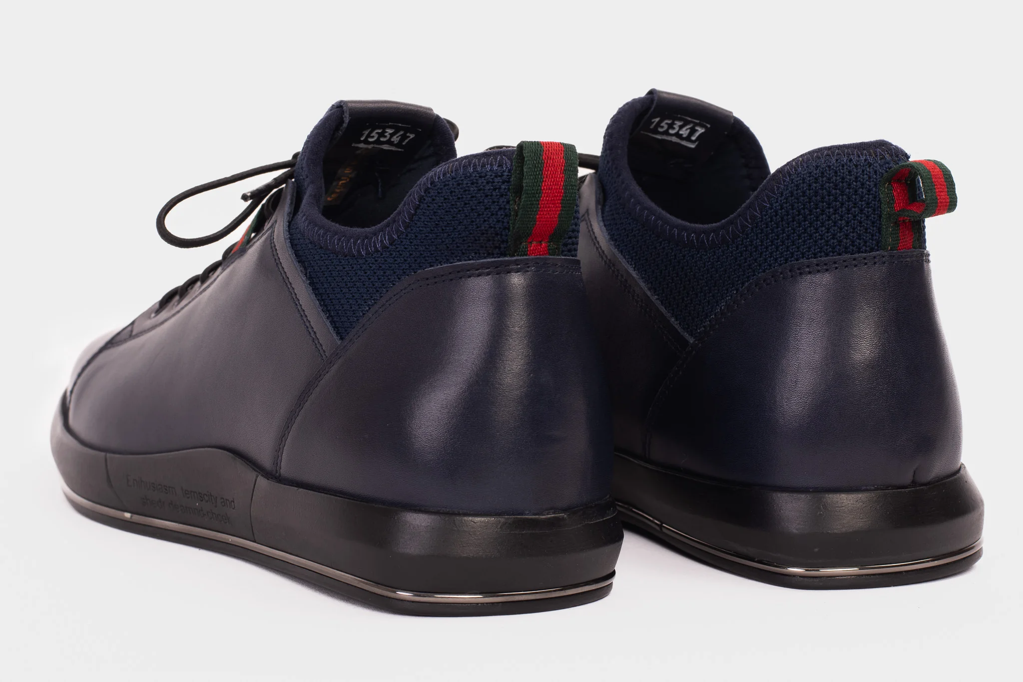 The Hoxton Navy Leather Men Sneaker Final Sale! - Image 5