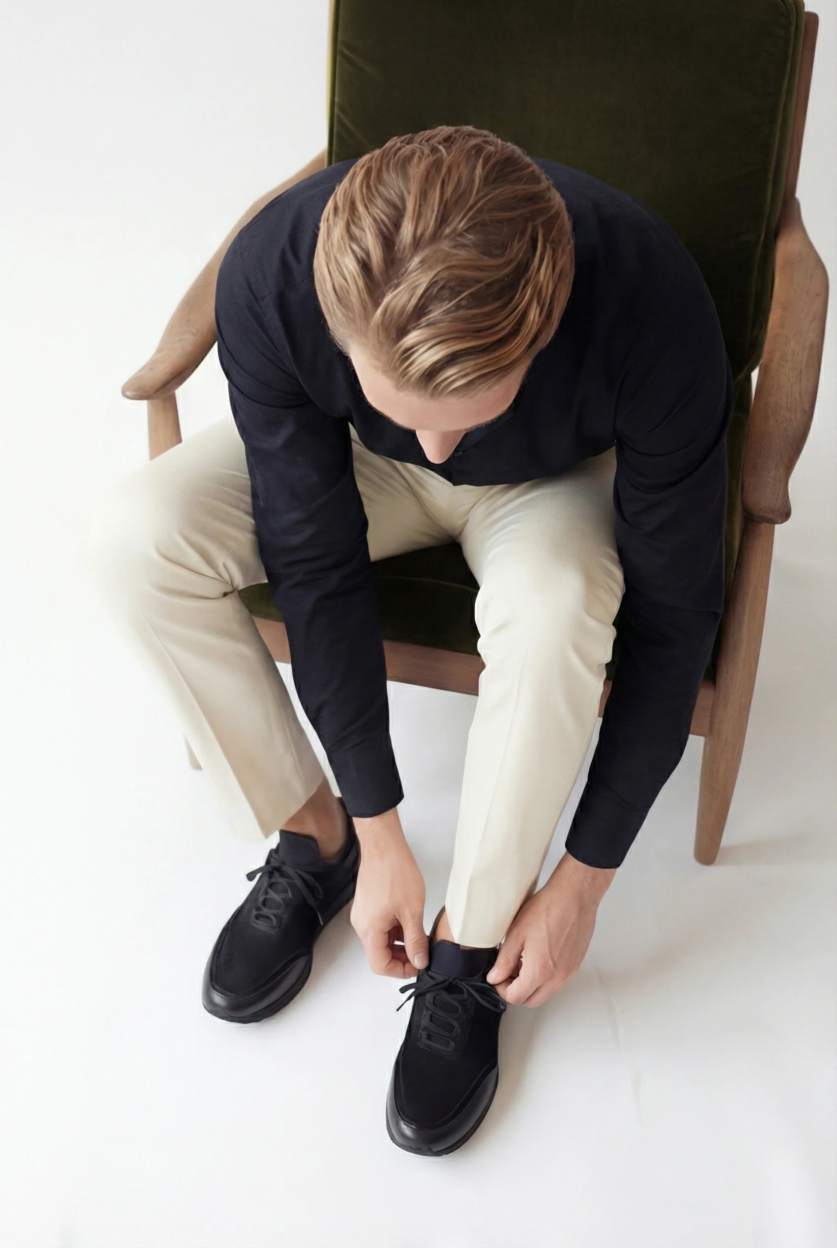 The Hudson Black Suede Men Sneaker - Image 11