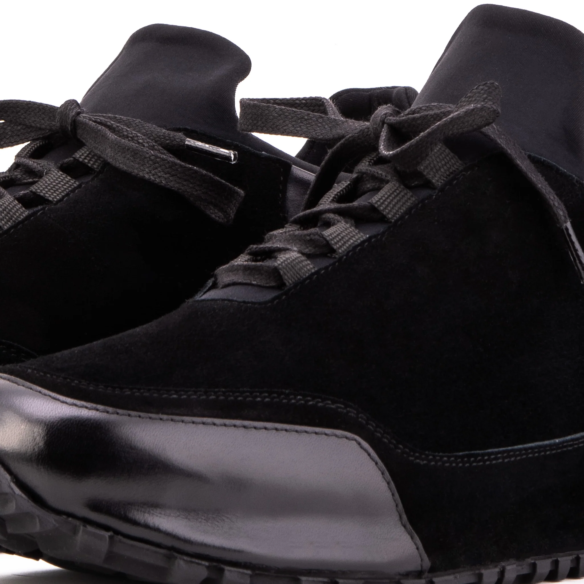 The Hudson Black Suede Men Sneaker - Image 3