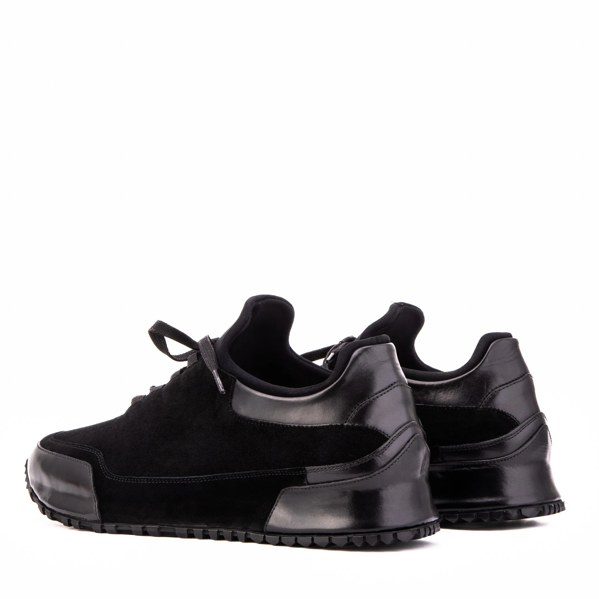 The Hudson Black Suede Men Sneaker - Image 4