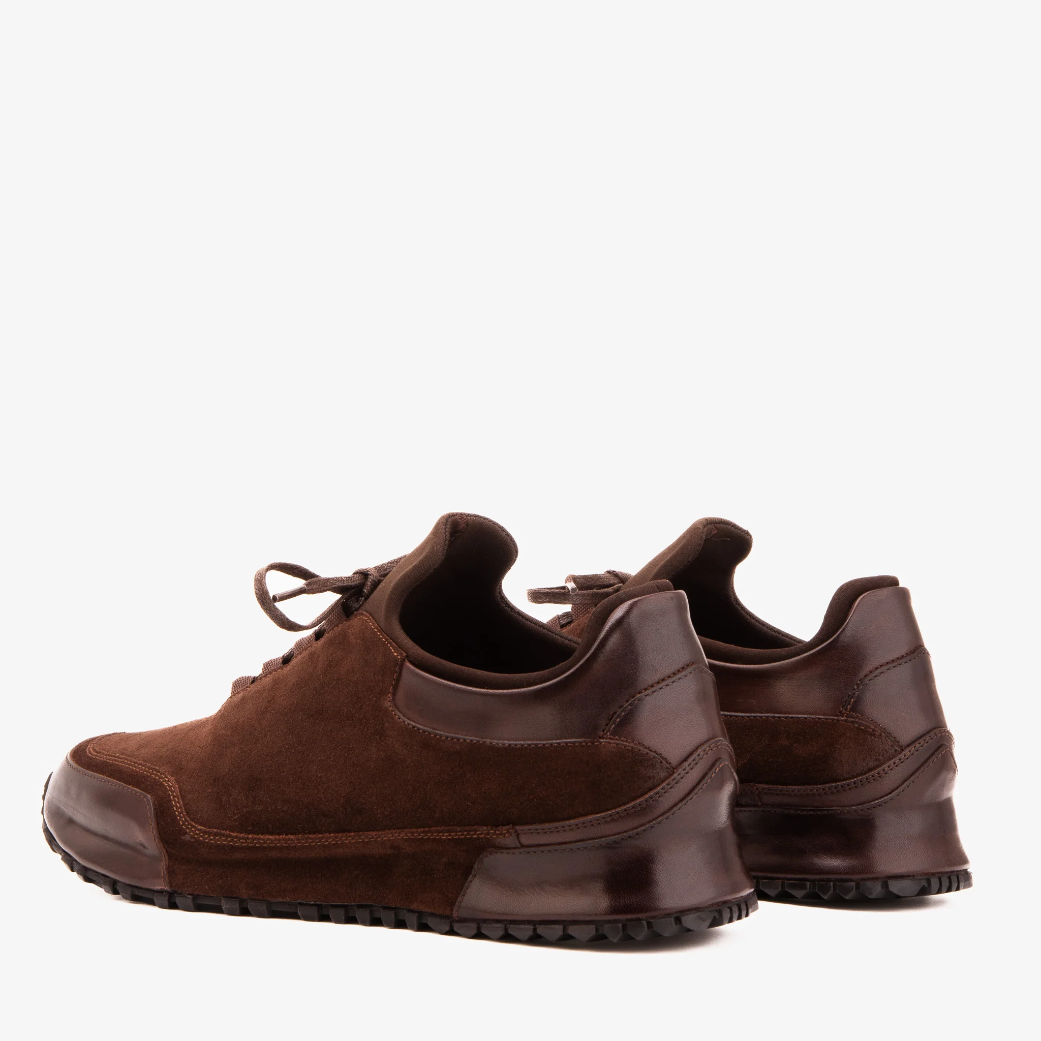 The Hudson Brown Suede Men Sneaker - Image 4