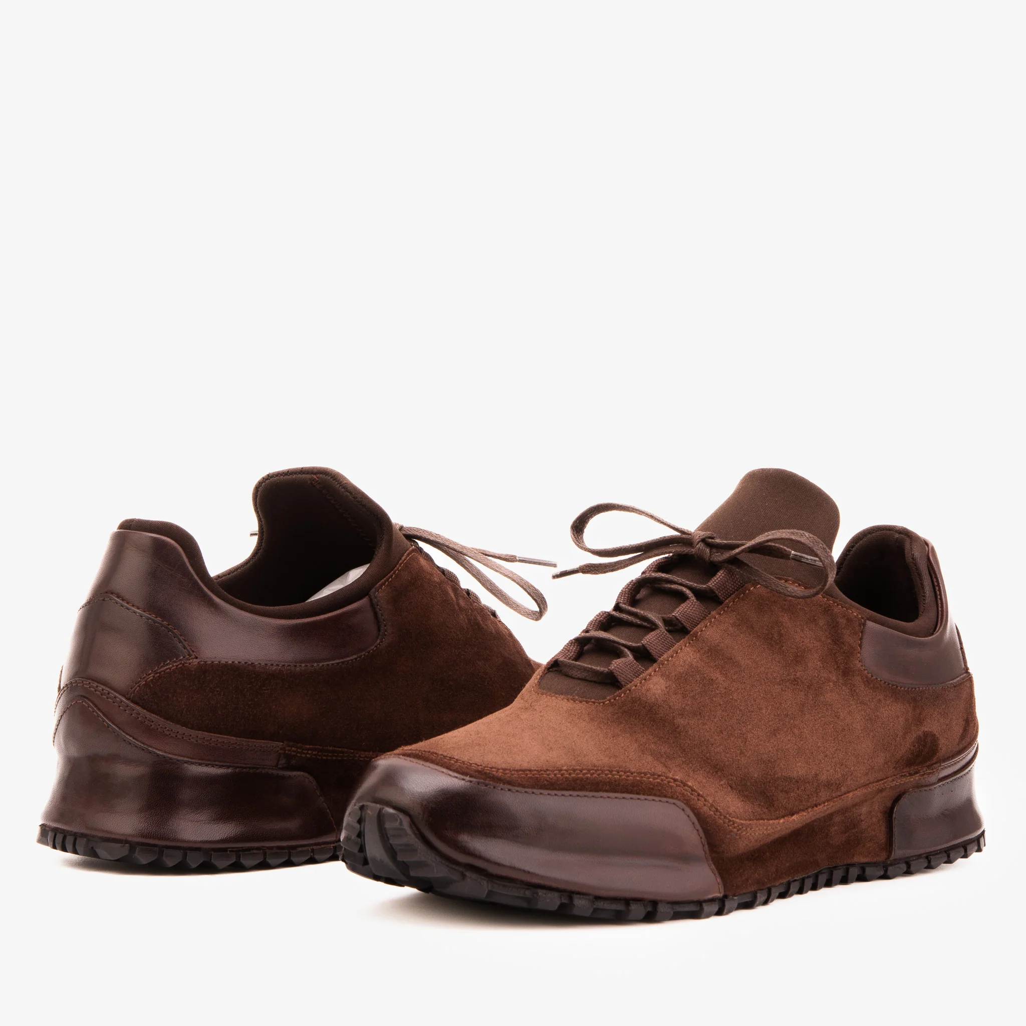 The Hudson Brown Suede Men Sneaker - Image 5