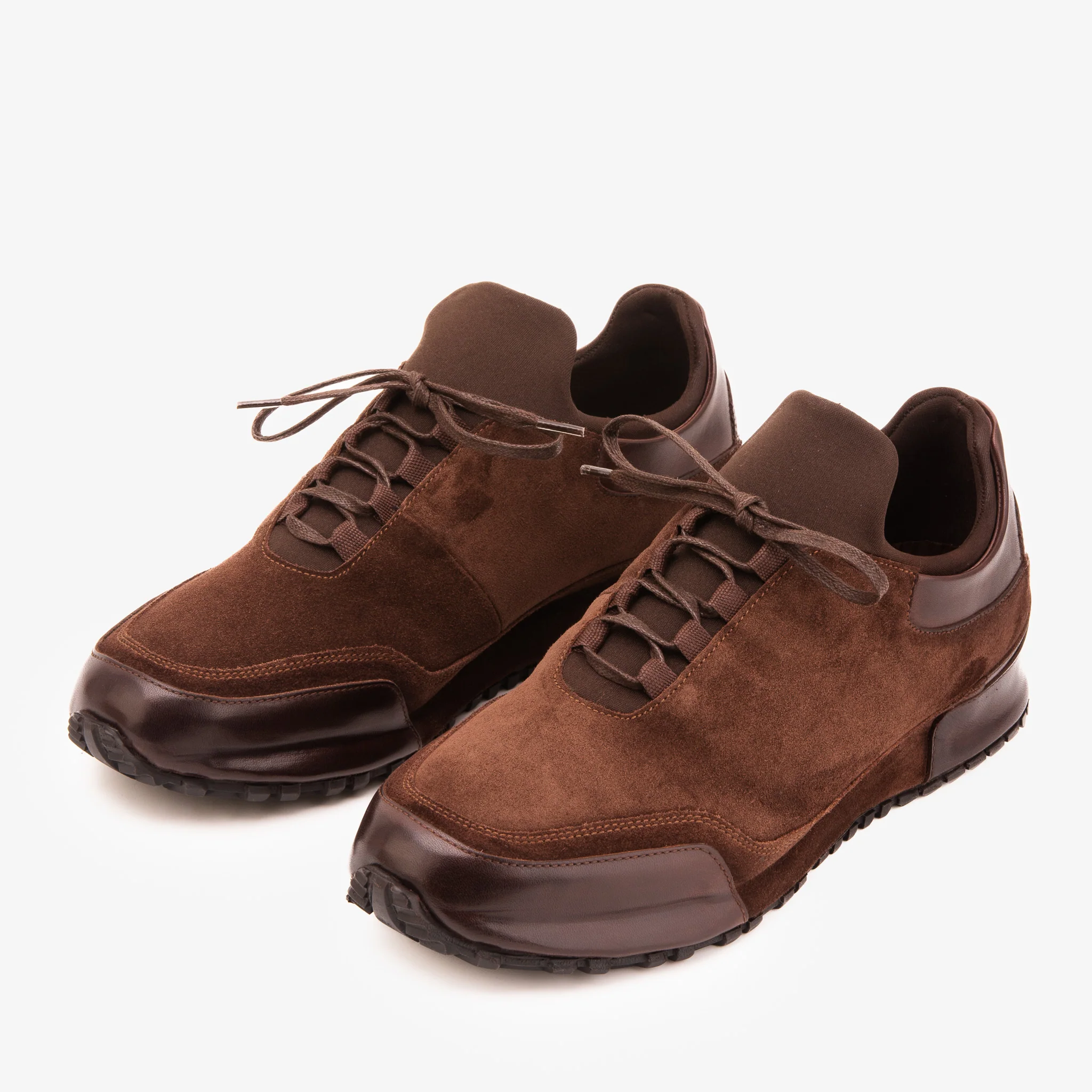 The Hudson Brown Suede Men Sneaker - Image 6