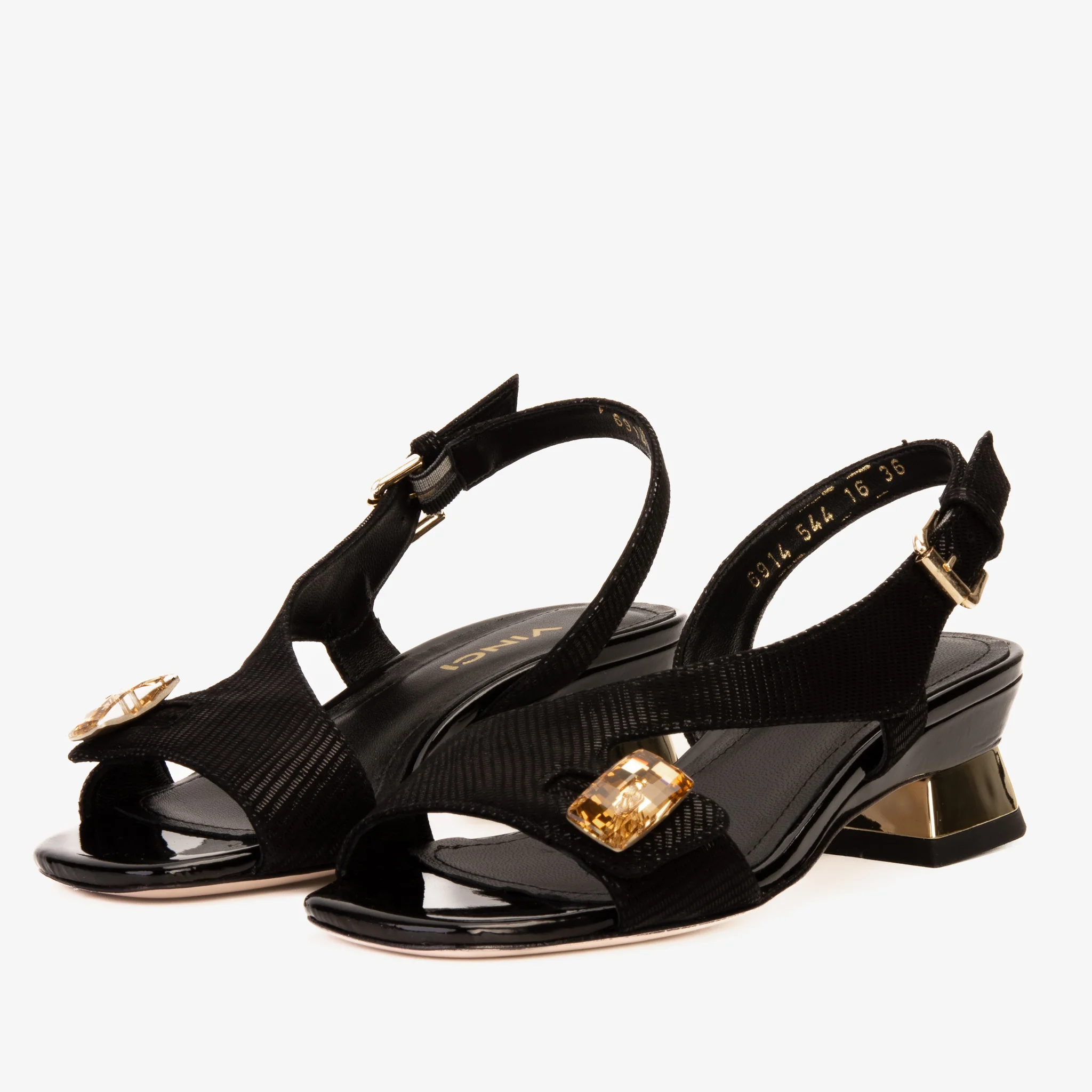 The Iconic Black Leather Women Sandal - Image 3