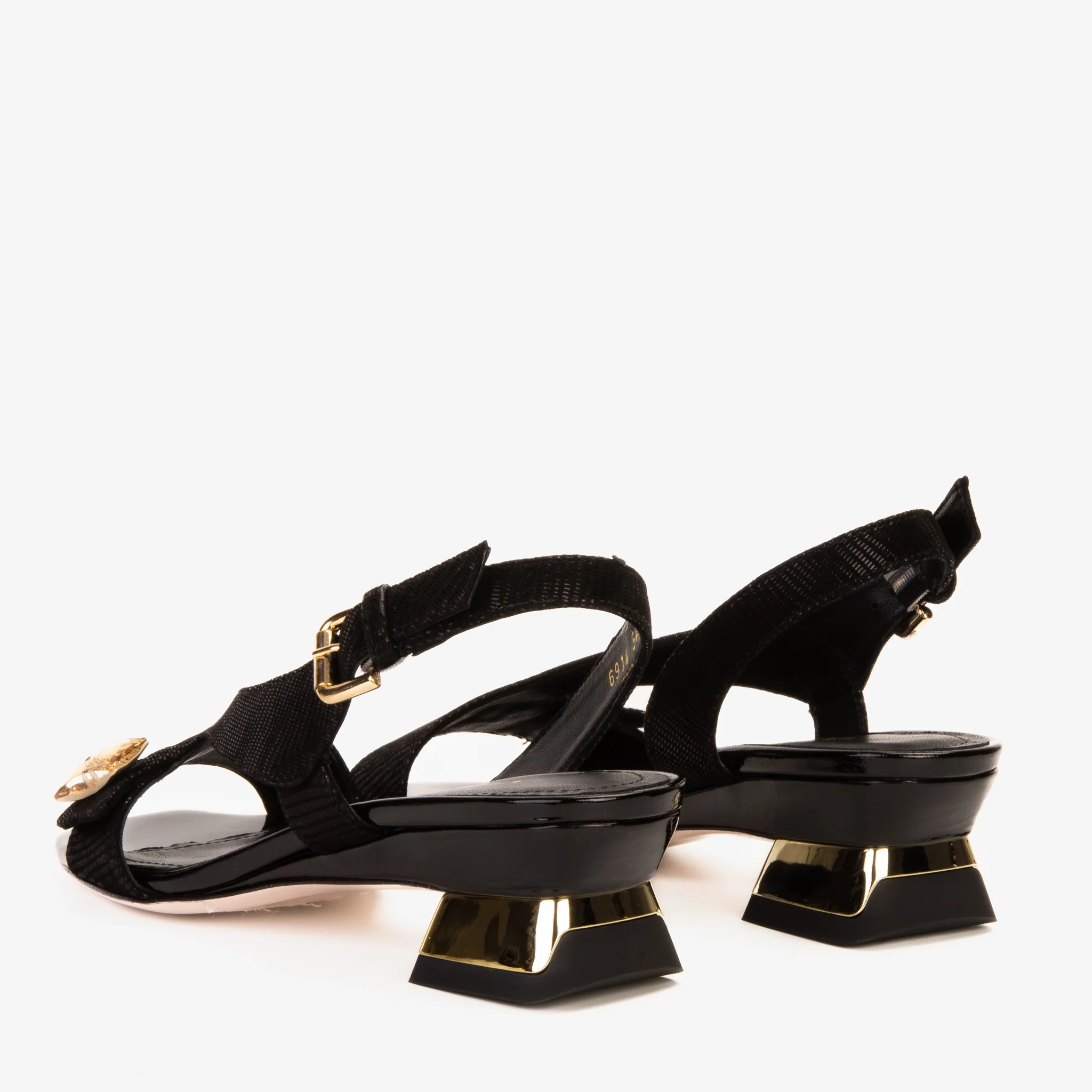 The Iconic Black Leather Women Sandal - Image 6