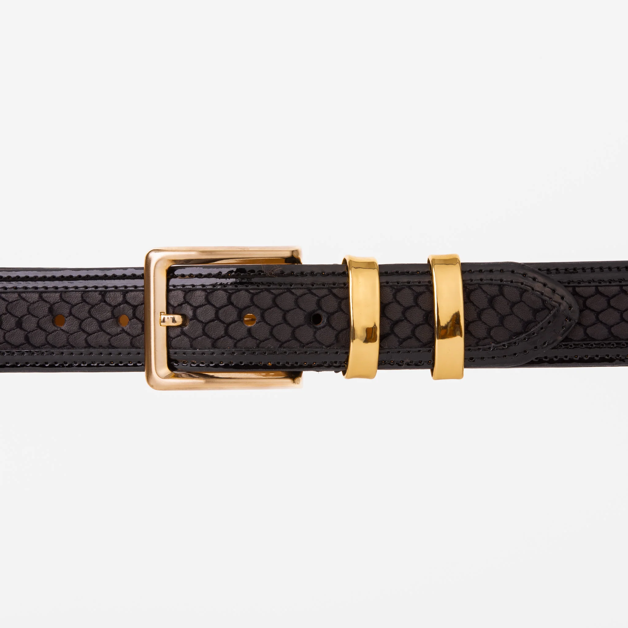 The Imperial Black Leather Belt - Image 2