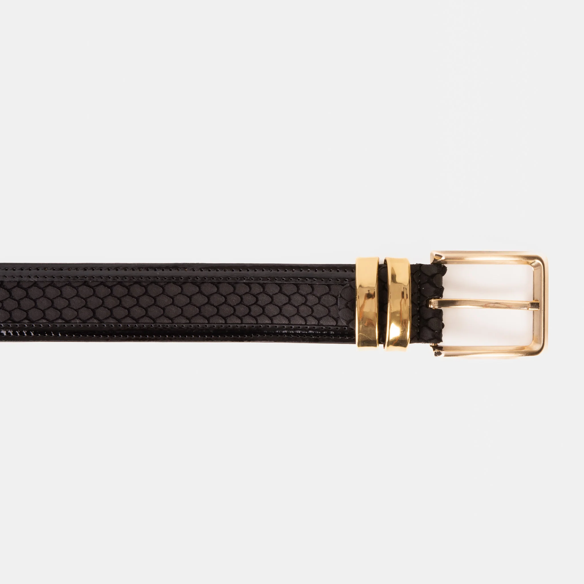 The Imperial Black Leather Belt - Image 5