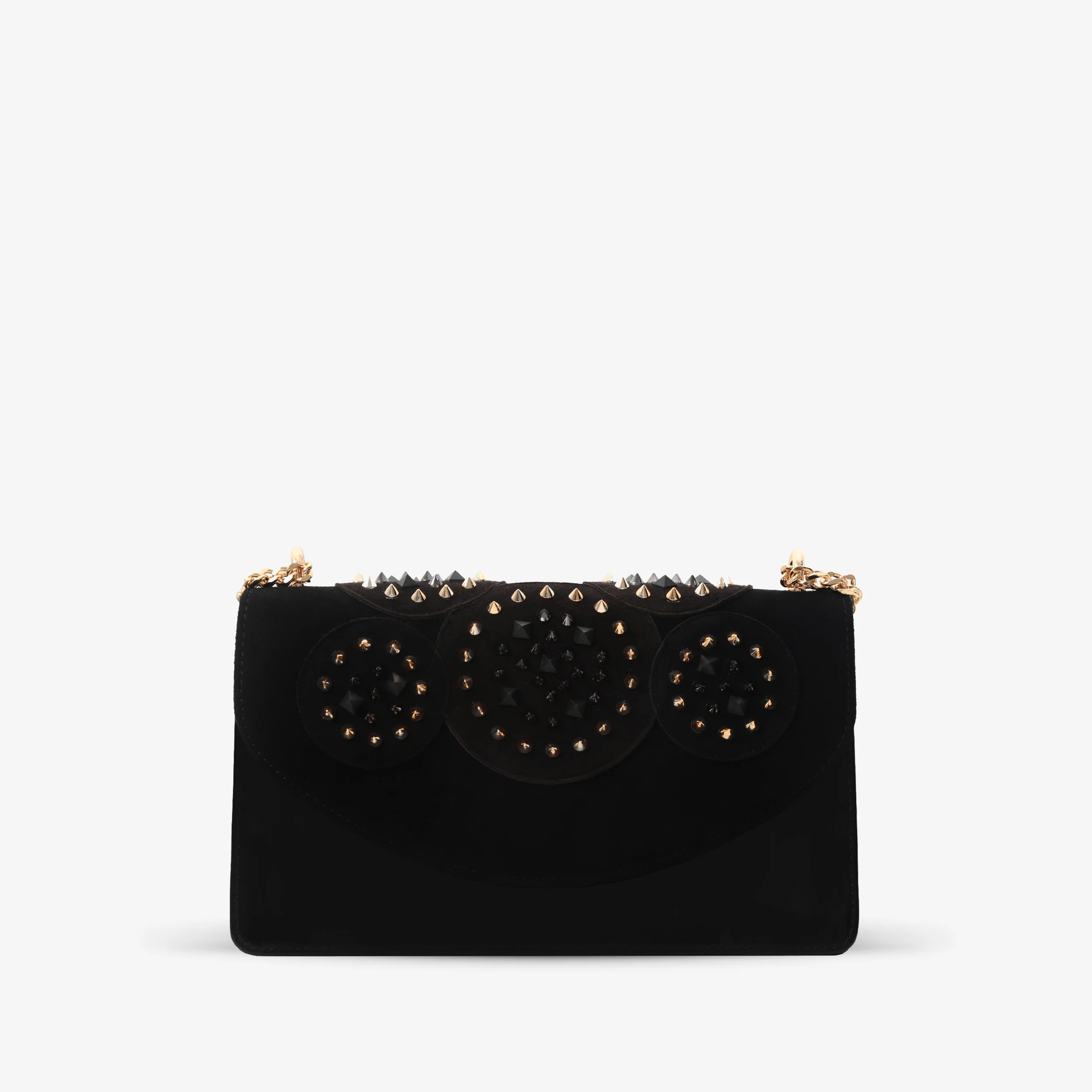 The Infanta Black Spike Leather Handbag - Image 2