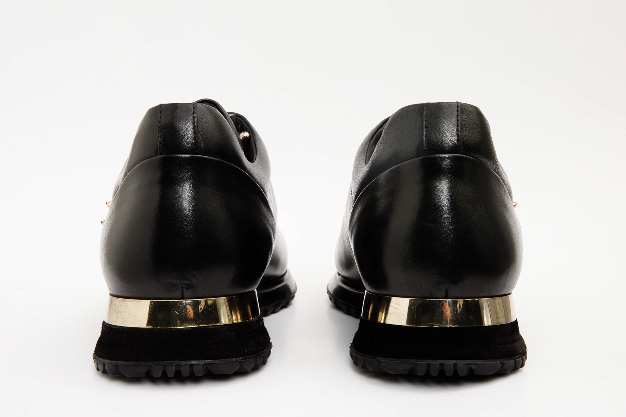 The Infanta Black Spike Leather Men  Sneaker Limited Edition - Image 4