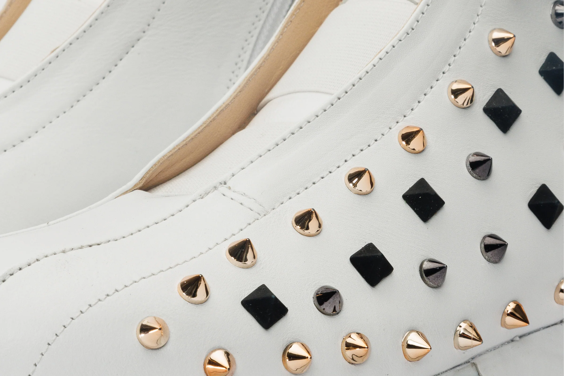 The Infanta High-Top White Spike Leather Men Sneaker Limited Edition - Image 3