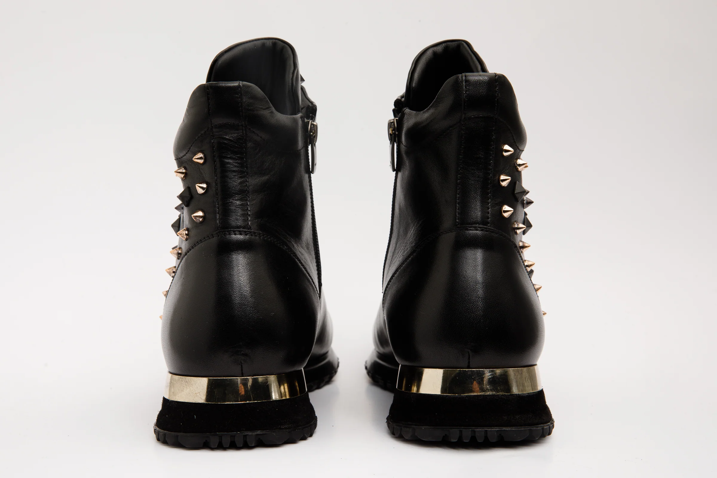 The Infanta High-Top Black Spike Leather Men Sneaker Limited Edition - Image 4