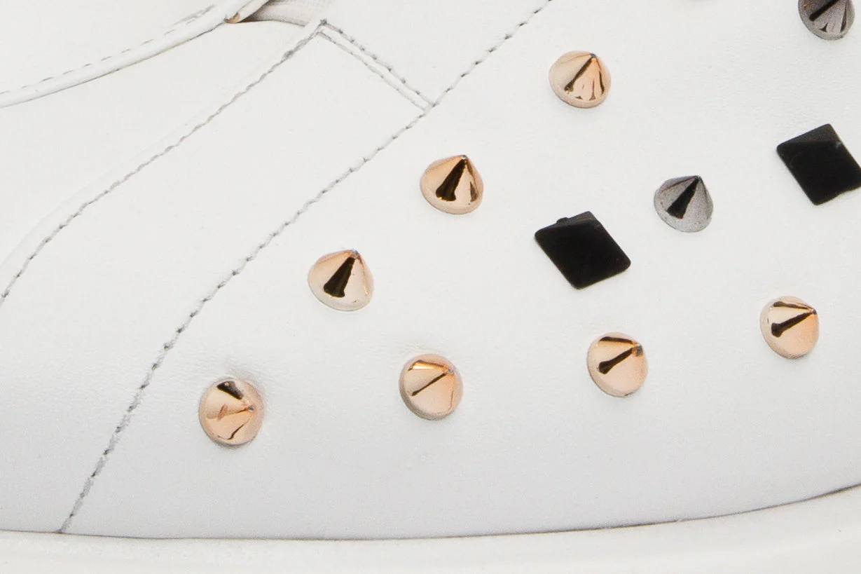 The Infanta White Spike Leather Women Sneaker Limited Edition - Image 2