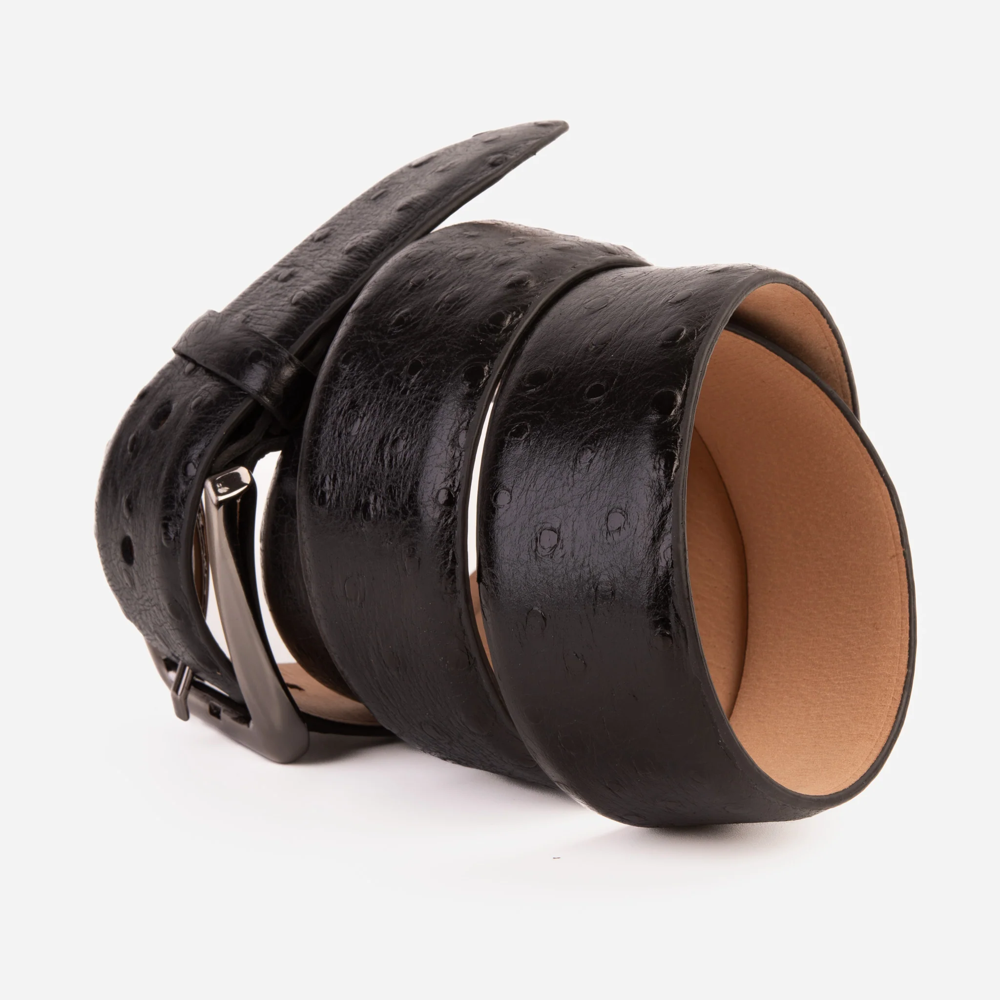 The Johannesburg Black Leather Belt - Image 3