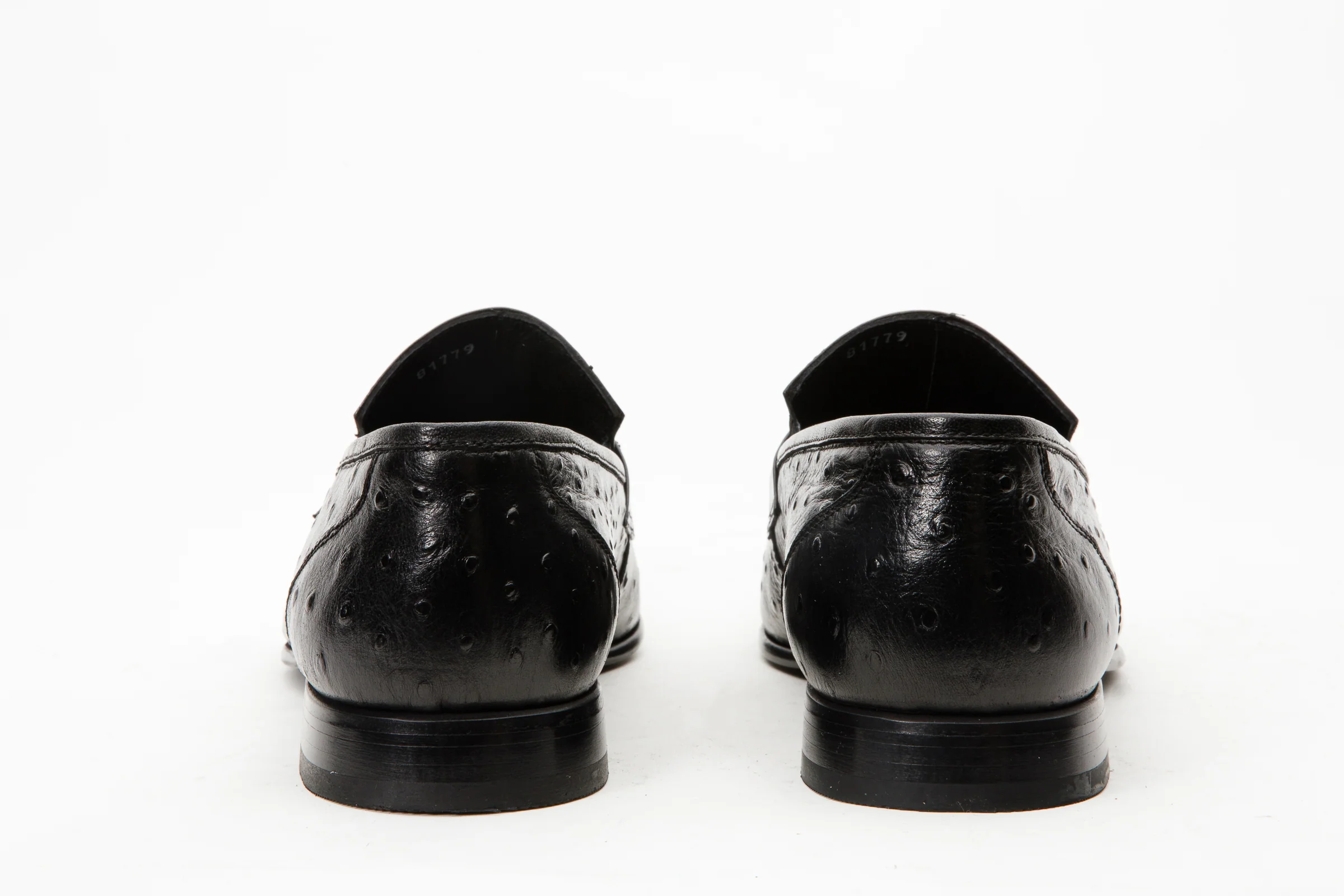 The Johannesburg Black Leather Dress Loafer Men Shoe - Image 5
