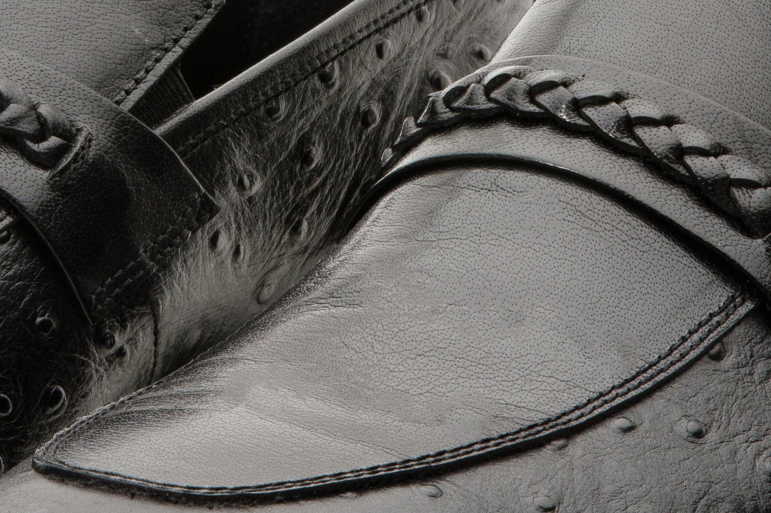 The Johannesburg Black Leather Dress Loafer Men Shoe - Image 6