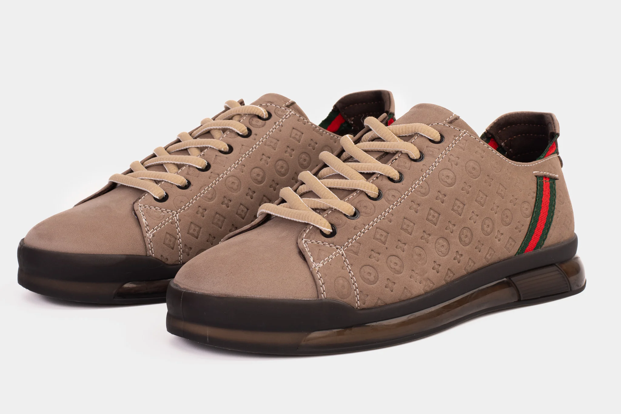 The Journey Beige Leather Men Sneaker Final Sale! - Image 3