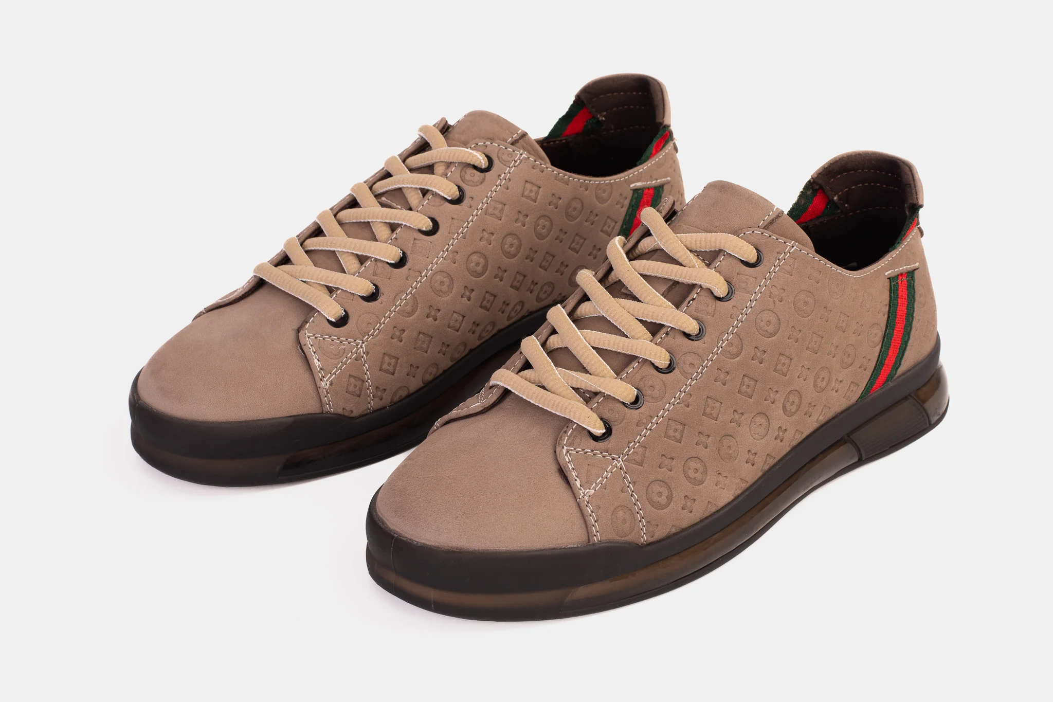 The Journey Beige Leather Men Sneaker Final Sale! - Image 8