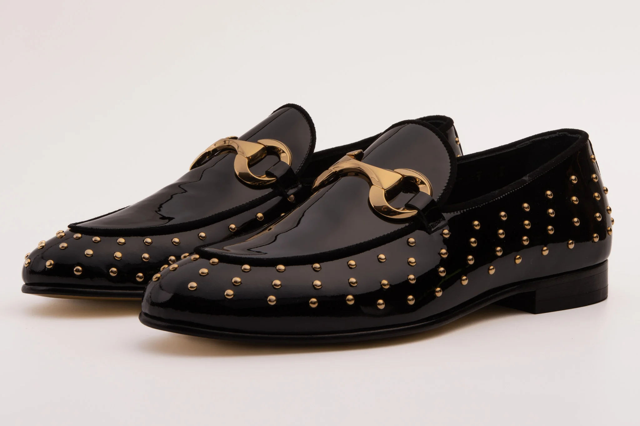 The Jupiter  Shoe Black Spike Leather  Bit Dress Loafer Limited Edition Men  Shoe - Image 2