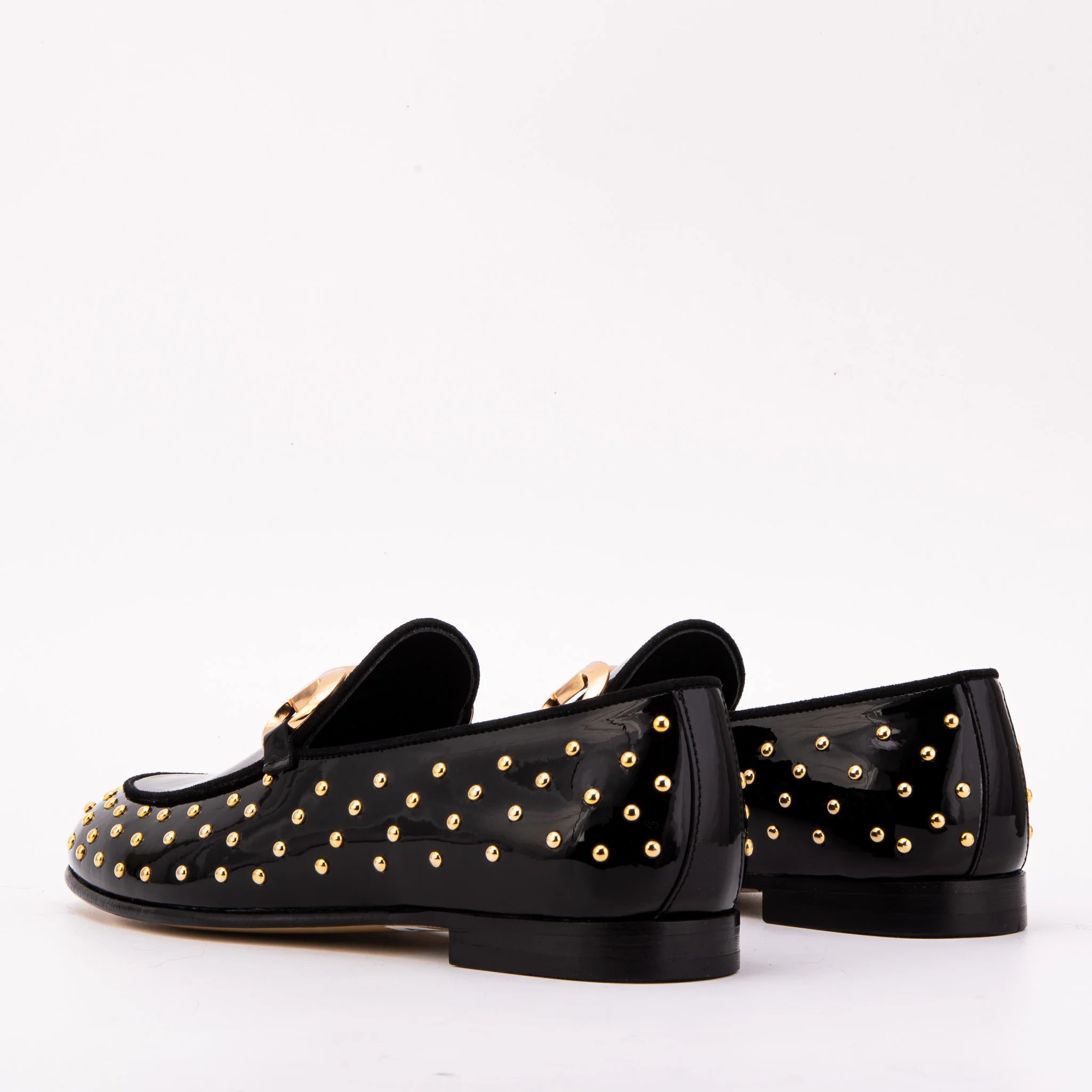 The Jupiter Shoe Black Spike Leather Bit Dress Loafer Limited Edition Women Shoe - Image 3