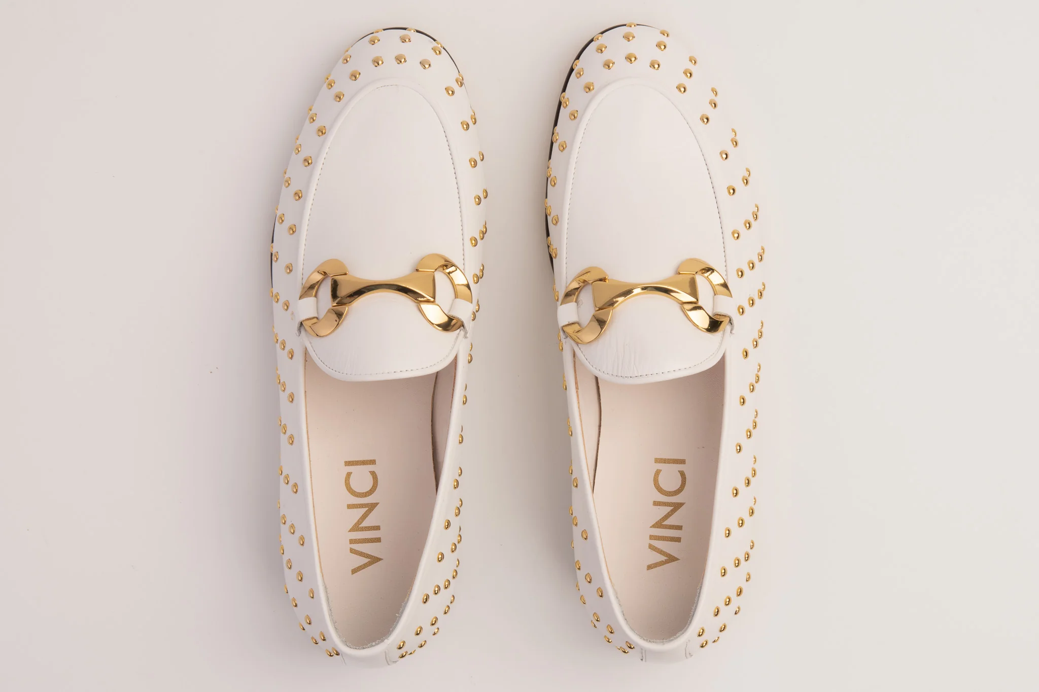 The Jupiter Shoe White Spike Leather Bit Dress Loafer Limited Edition Men Shoe - Image 6
